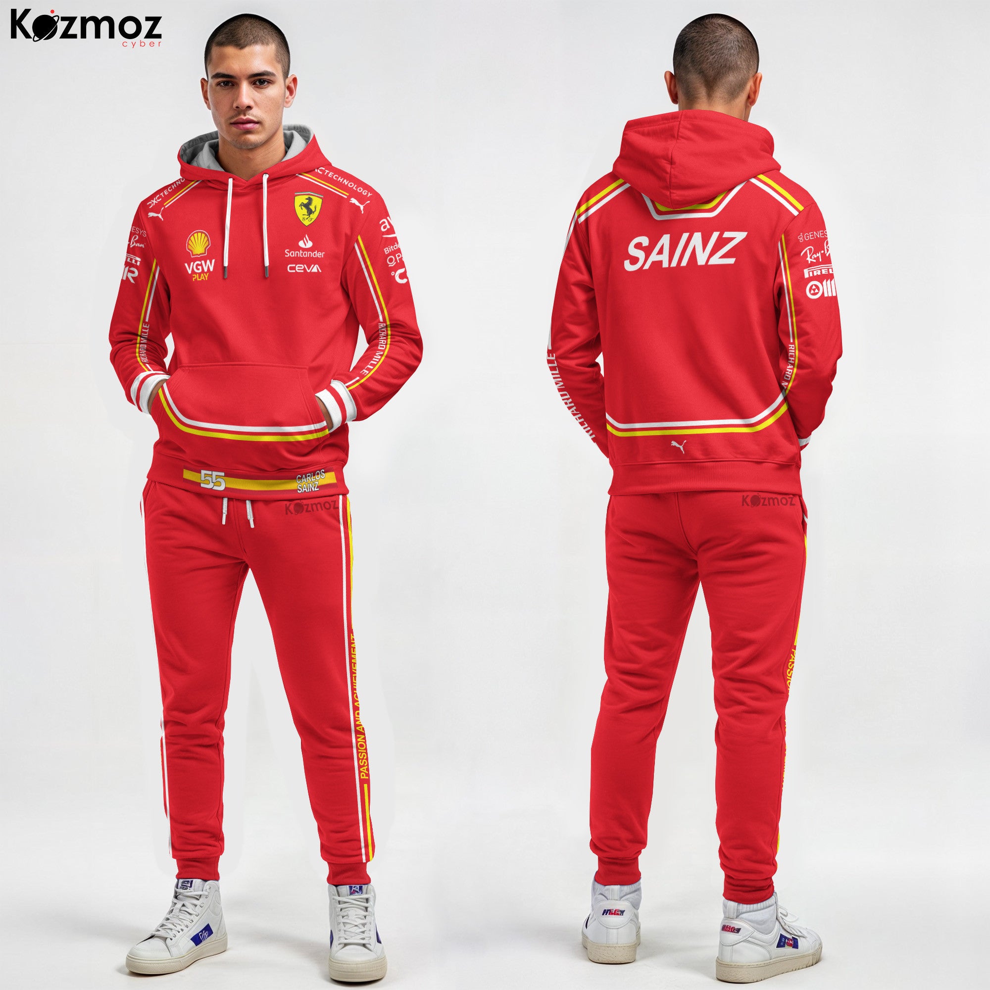 Carlos Sainz Racing Costume 2024 Collection - SF  Racing Team -