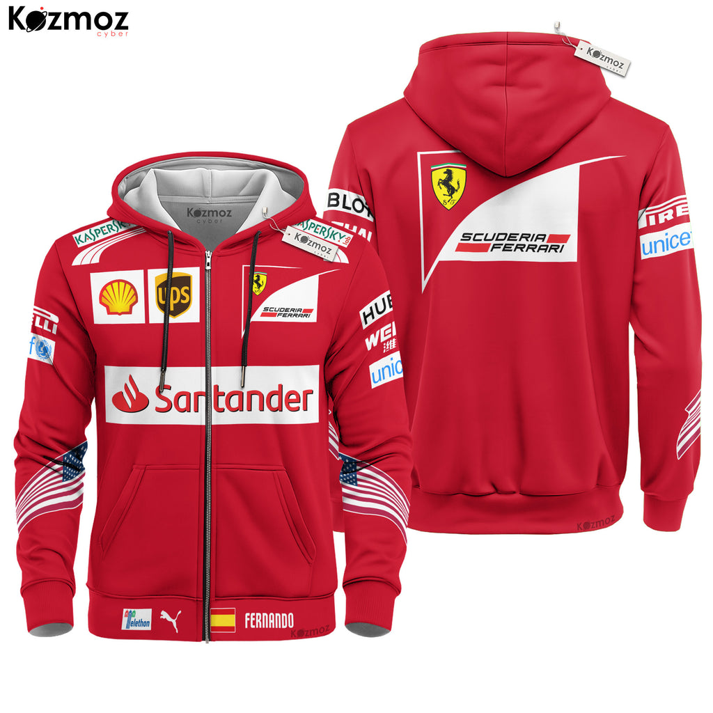 Fernando Alonso Racing Costume 2014 Collection - SF Racing Team -