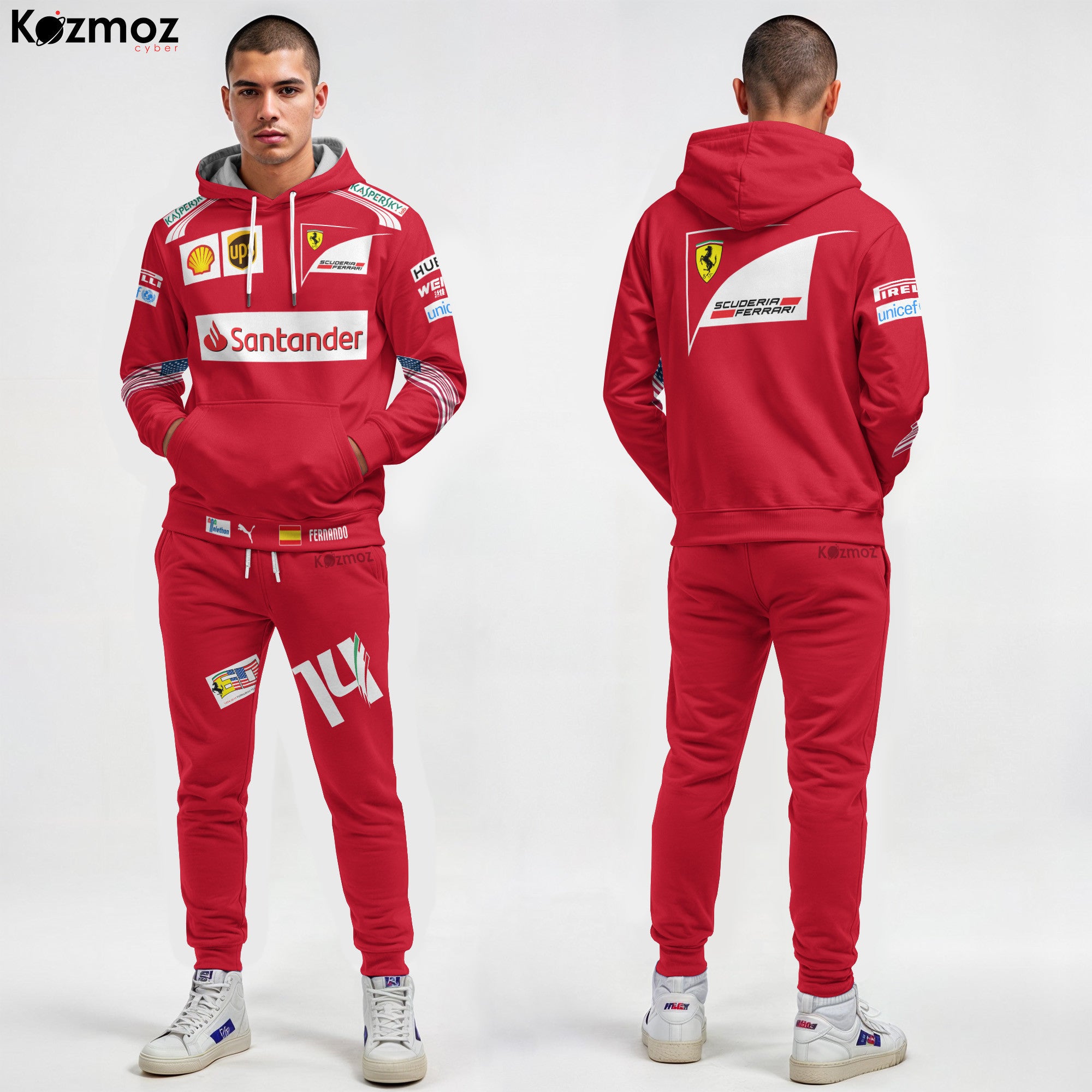 Fernando Alonso Racing Costume 2014 Collection - SF Racing Team -