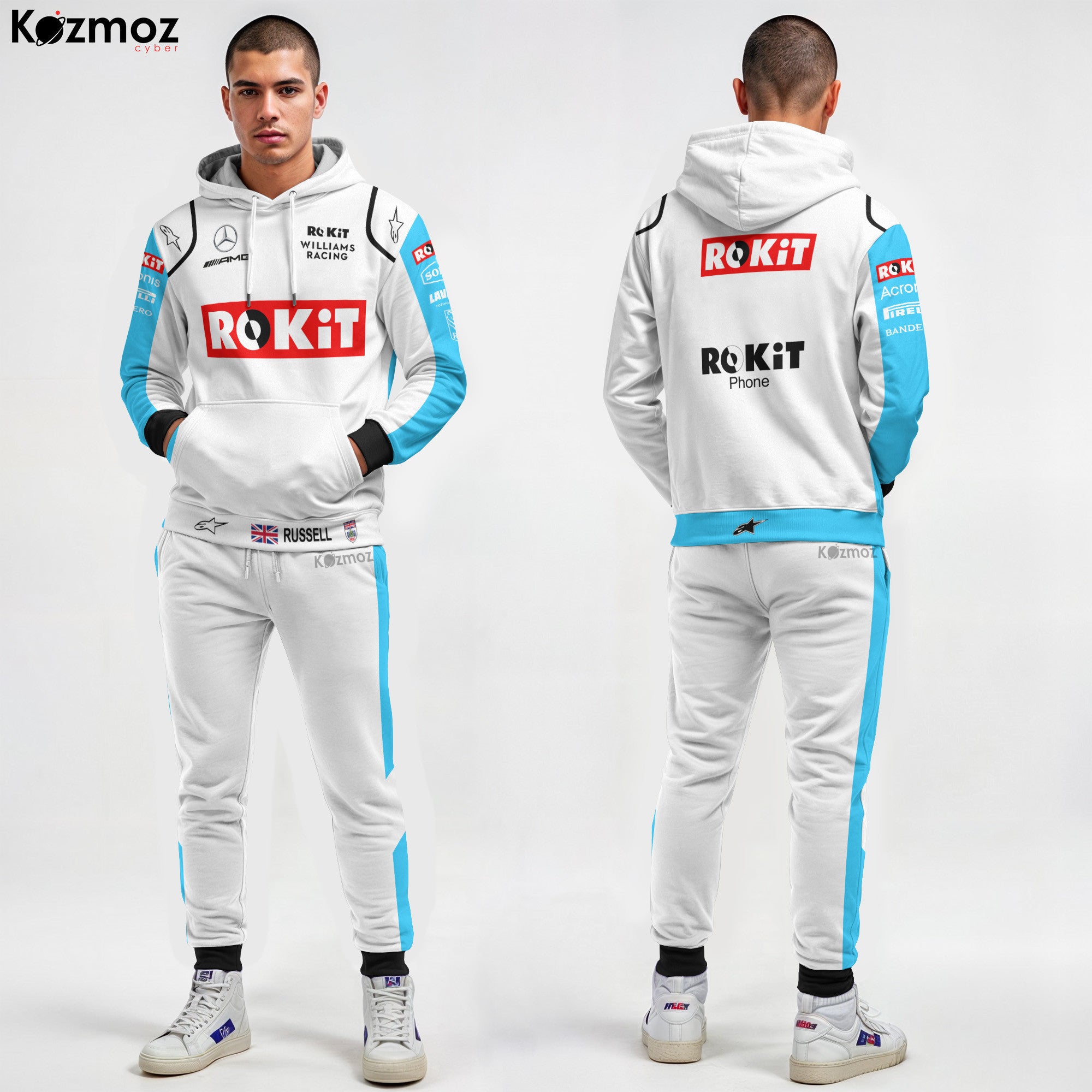 George Russell Racing Costume 2020 Collection - Williams  Racing Team -