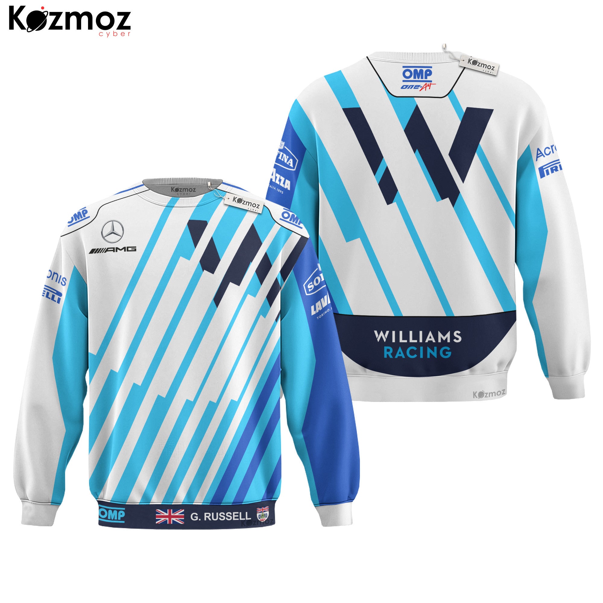 George Russell Racing Costume 2021 Official Test Collection -  Racing Team -