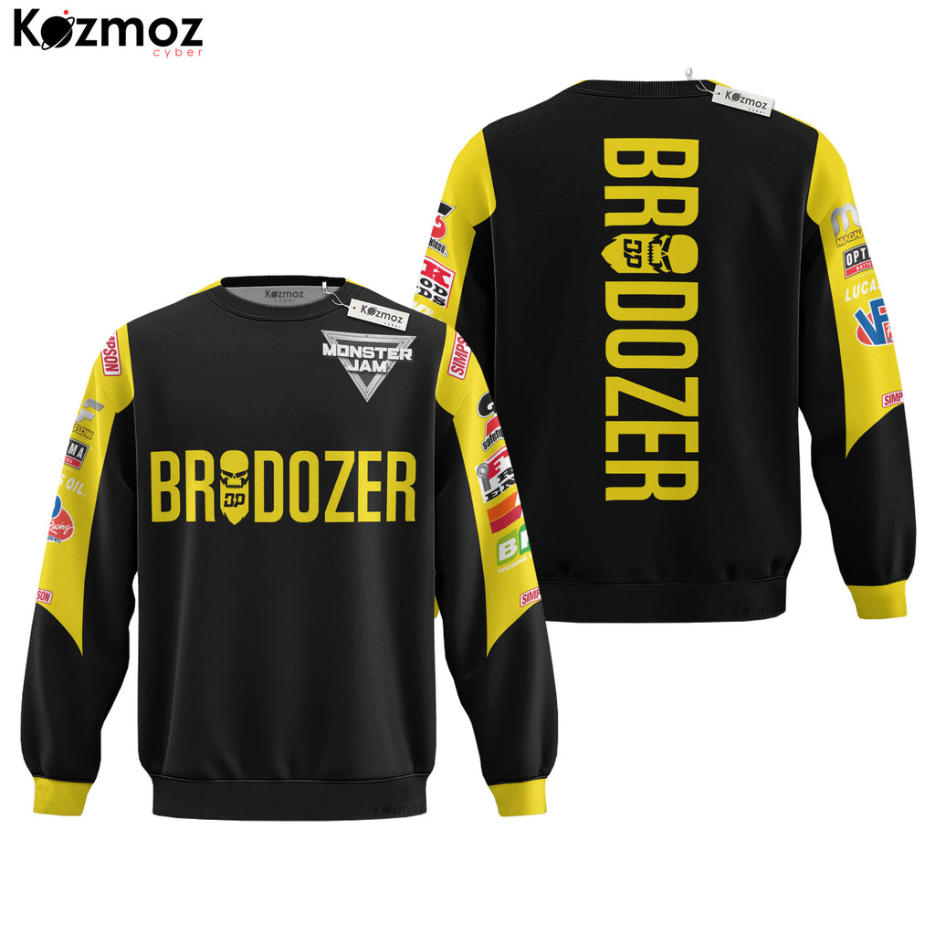 Diesel Power BroDozer Monster Truck Racing Costume Collection - Monster Jam Racing Team -