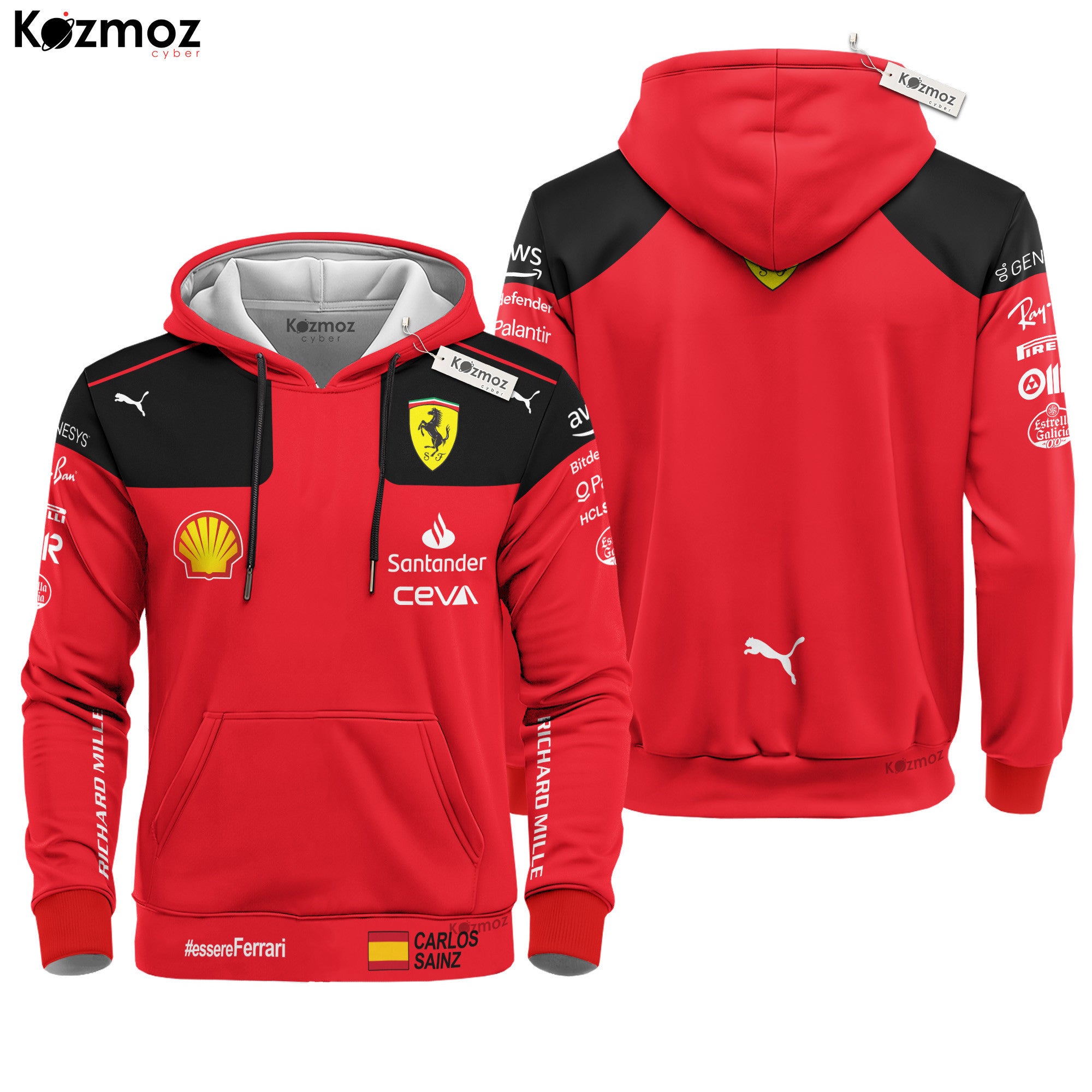 Carlos Sainz Racing Costume 2023 Collection - SF  Racing Team -