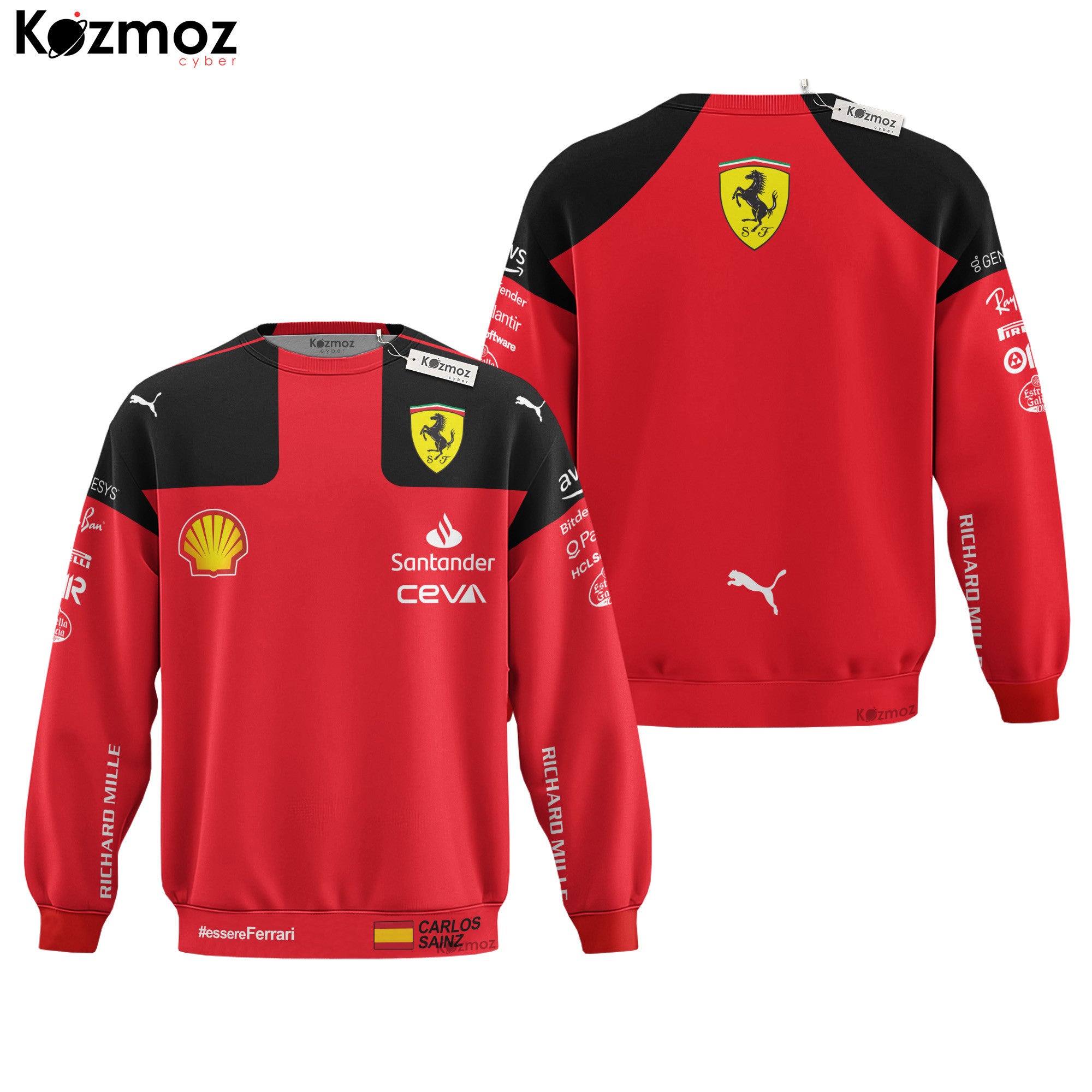 Carlos Sainz Racing Costume 2023 Collection - SF  Racing Team -