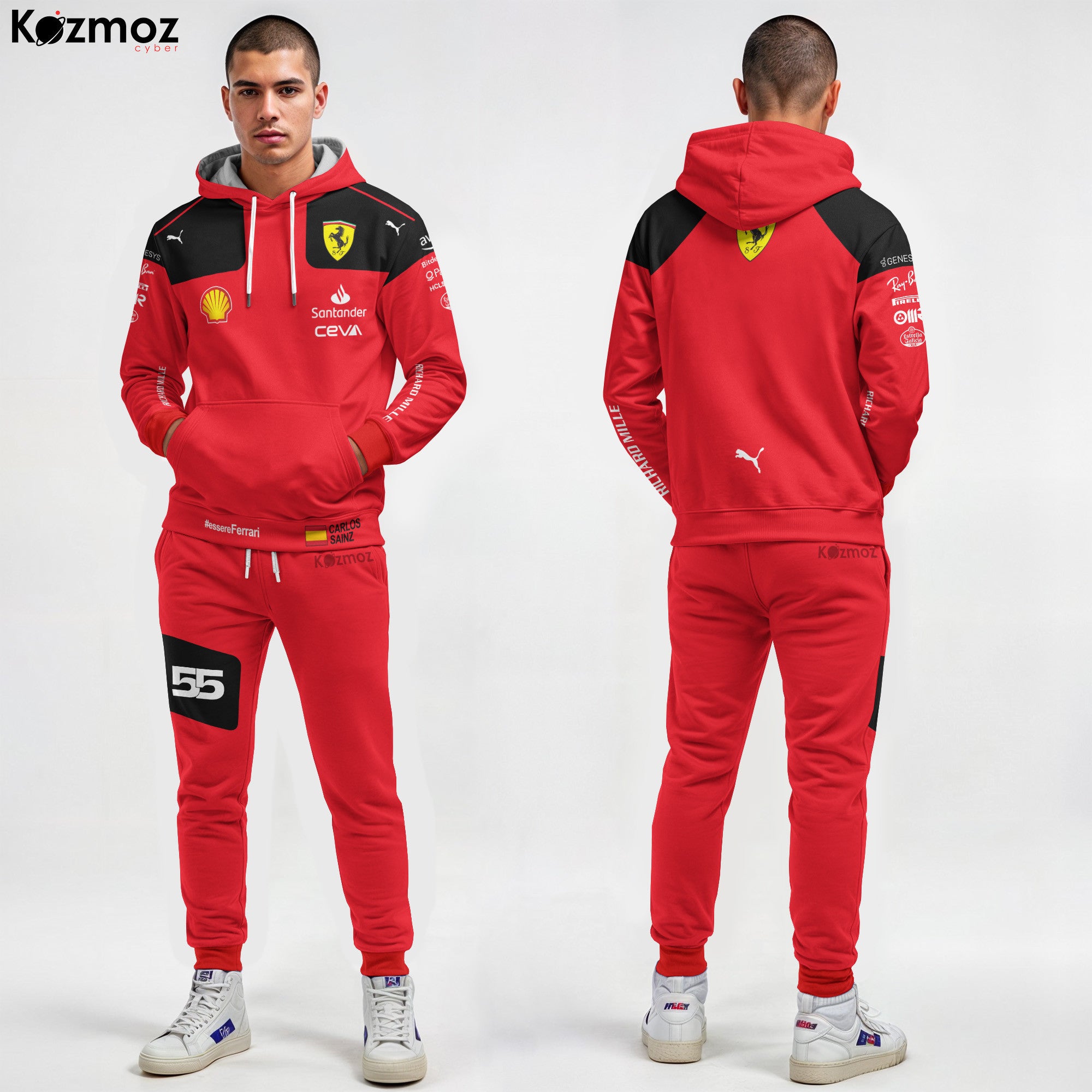 Carlos Sainz Racing Costume 2023 Collection - SF  Racing Team -