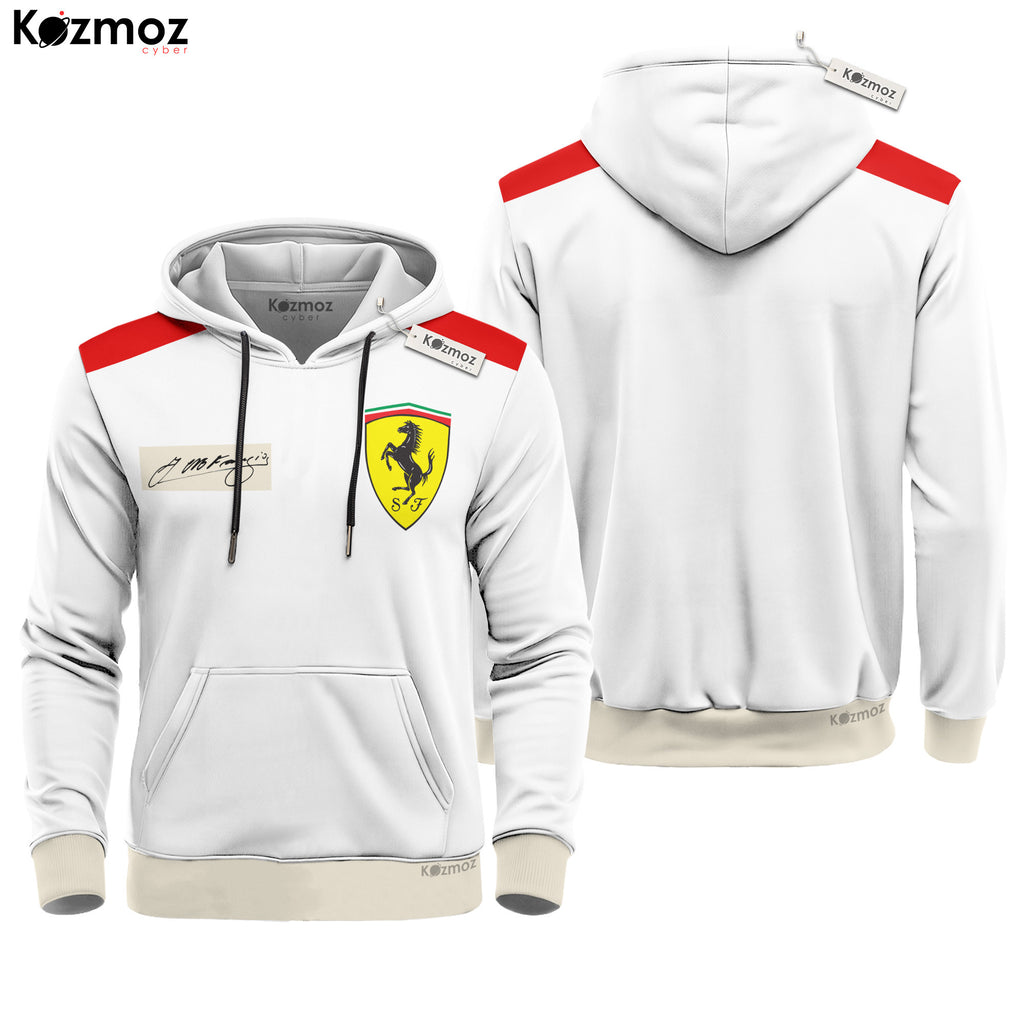 Juan Manuel Fangio Signed Racing Costume SF 1956 Collection - SF Racing Team -