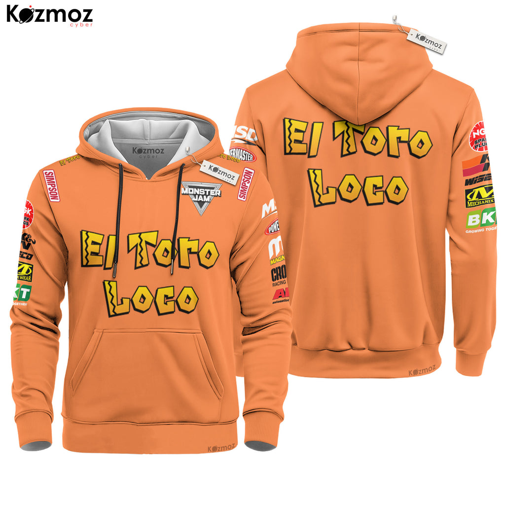Marc McDonald El Toro Loco Monster Truck Racing Costume Collection - Monster JamTeam -