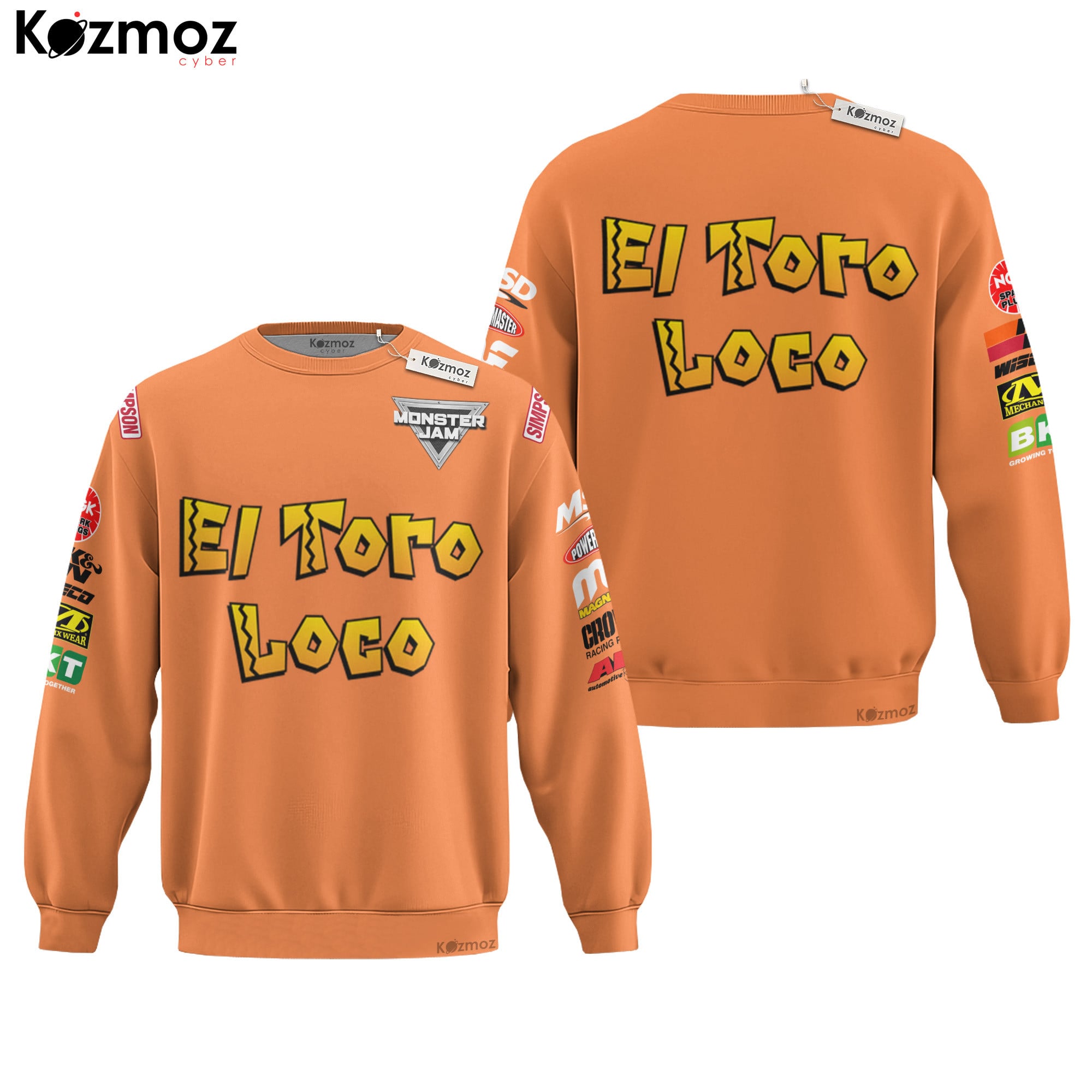 Marc McDonald El Toro Loco Monster Truck Racing Costume Collection - Monster JamTeam -