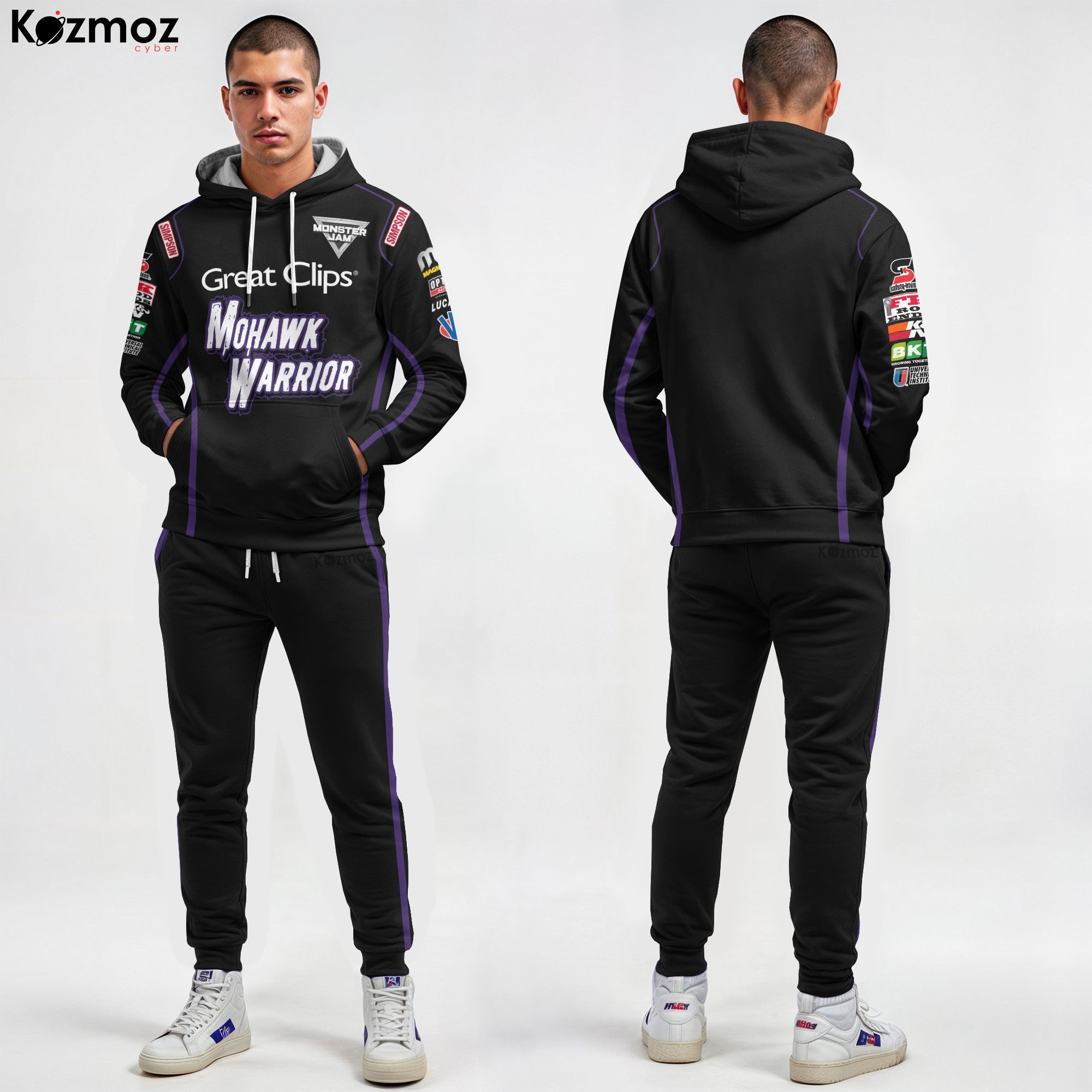 Mohawk Warrior Racing Costume Collection - Monster Jam Racing Team -