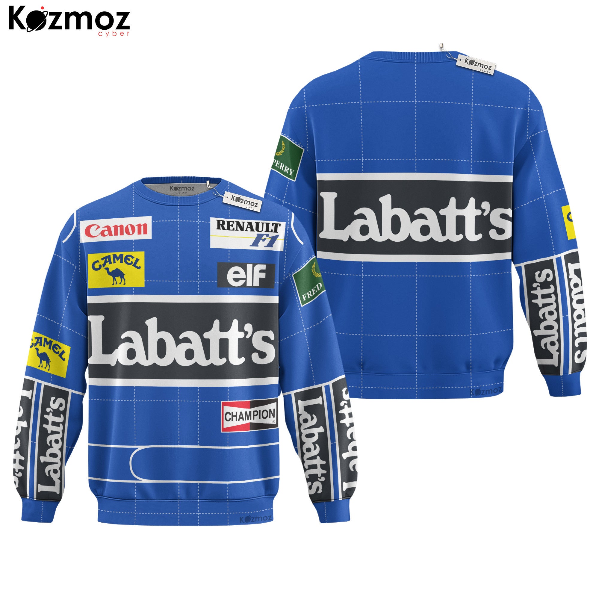 Nigel Mansell Renault Race Suit 2018 Collection - Racing Team -