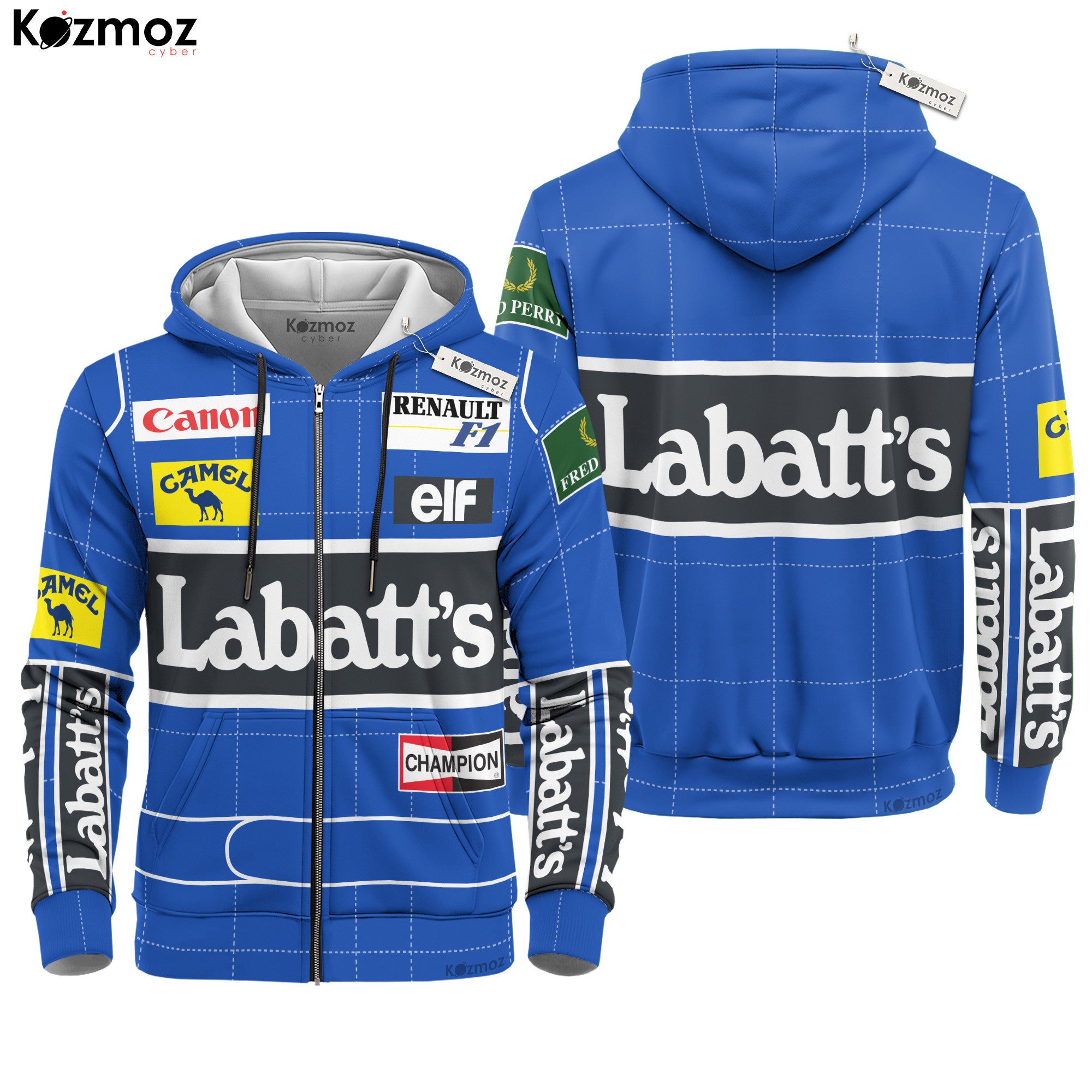 Nigel Mansell Renault Race Suit 2018 Collection - Racing Team -
