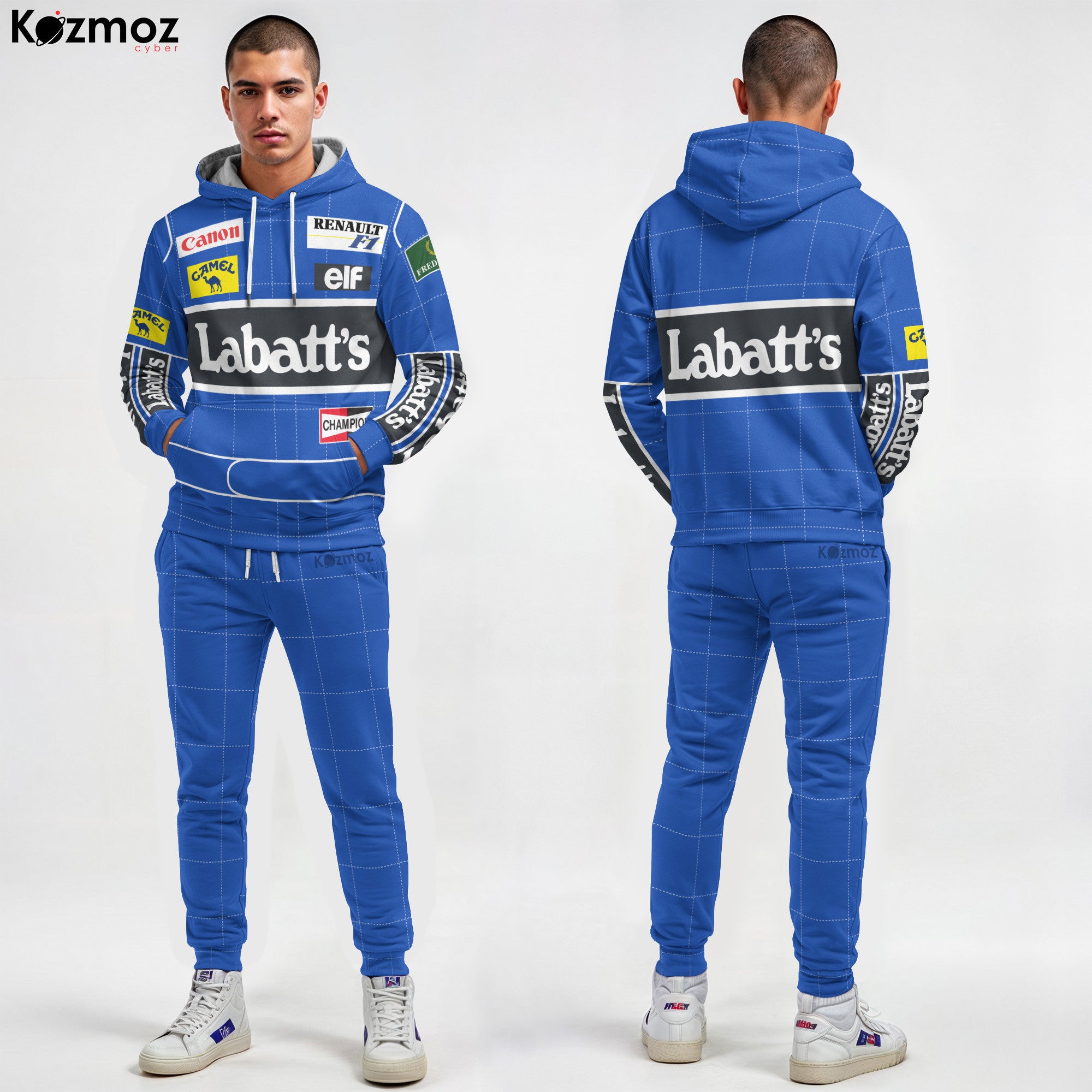 Nigel Mansell Renault Race Suit 2018 Collection - Racing Team -