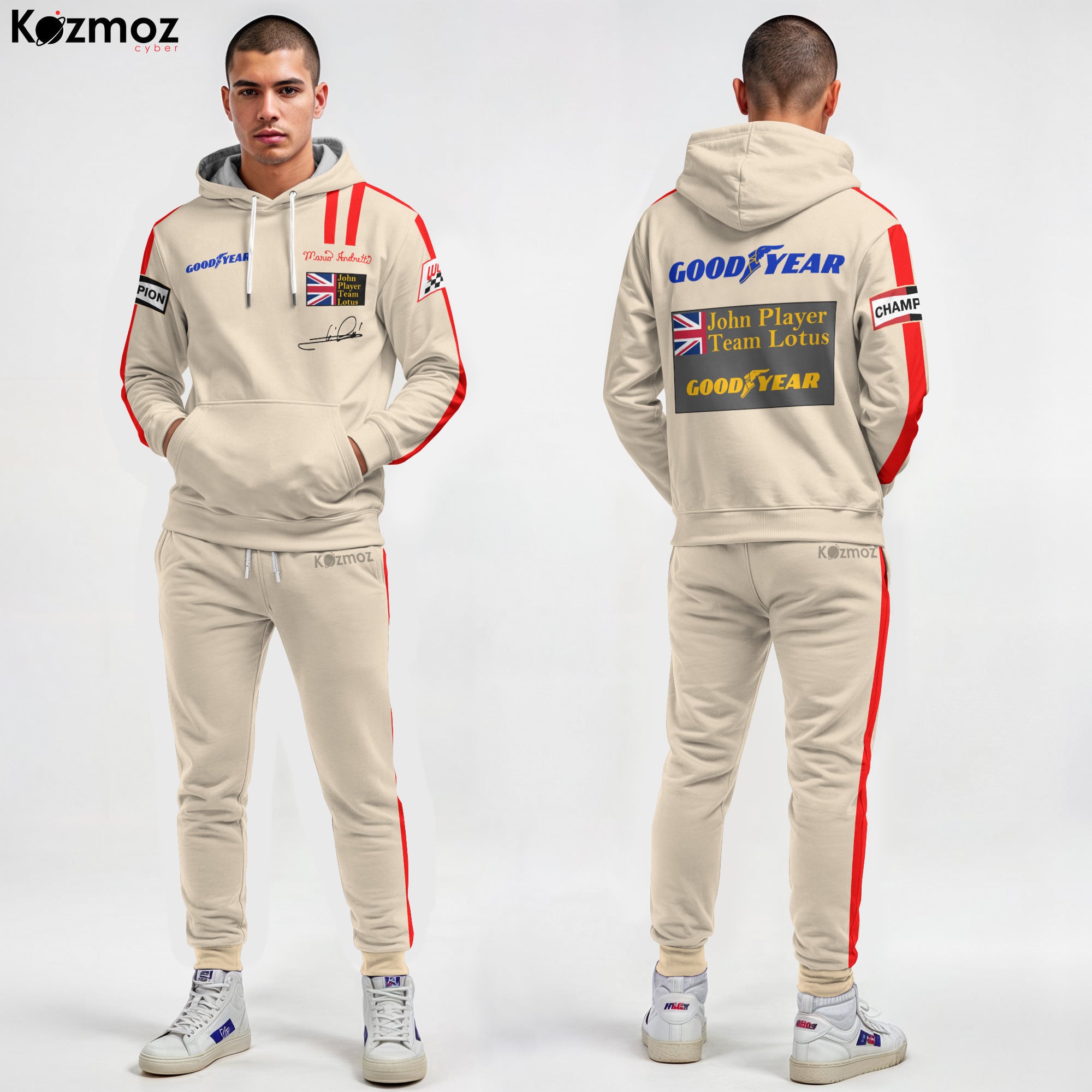 Mario Andretti Racing Costume 1976 Signed Race Used Lotus Racing Team -