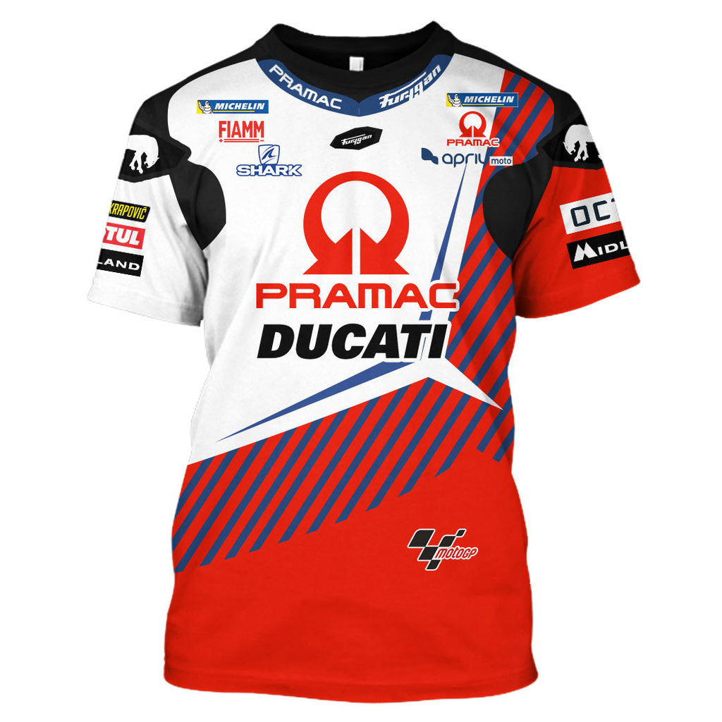 Johann Zarco Racing Costume Suit 2021 Pramac Ducati MotoGP Team