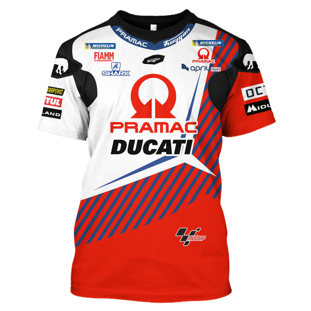 Johann Zarco Racing Costume Suit 2021 Pramac Ducati MotoGP Team