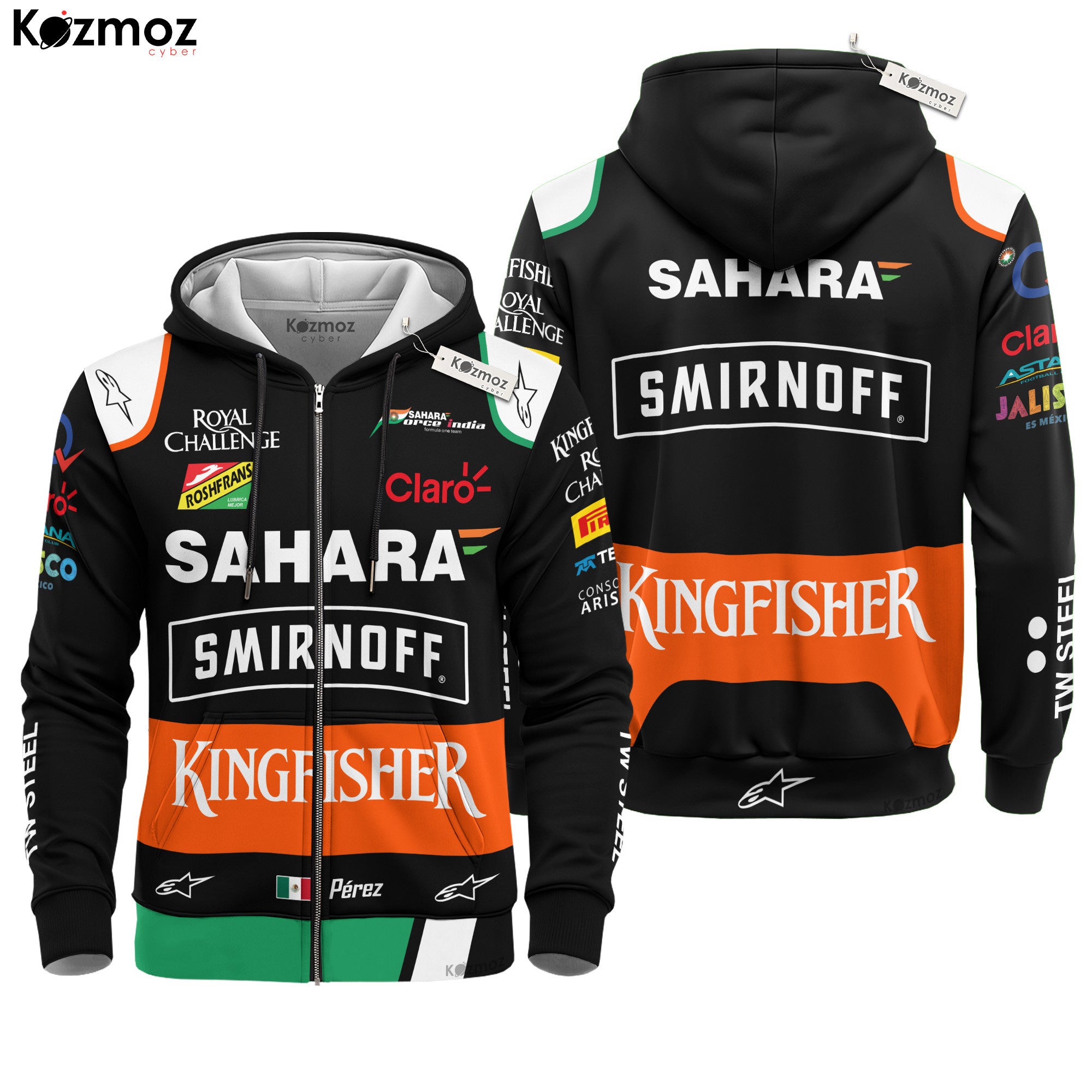 Sergio Perez Racing Suit 2014 Season Collection - Sahara Force India  Team