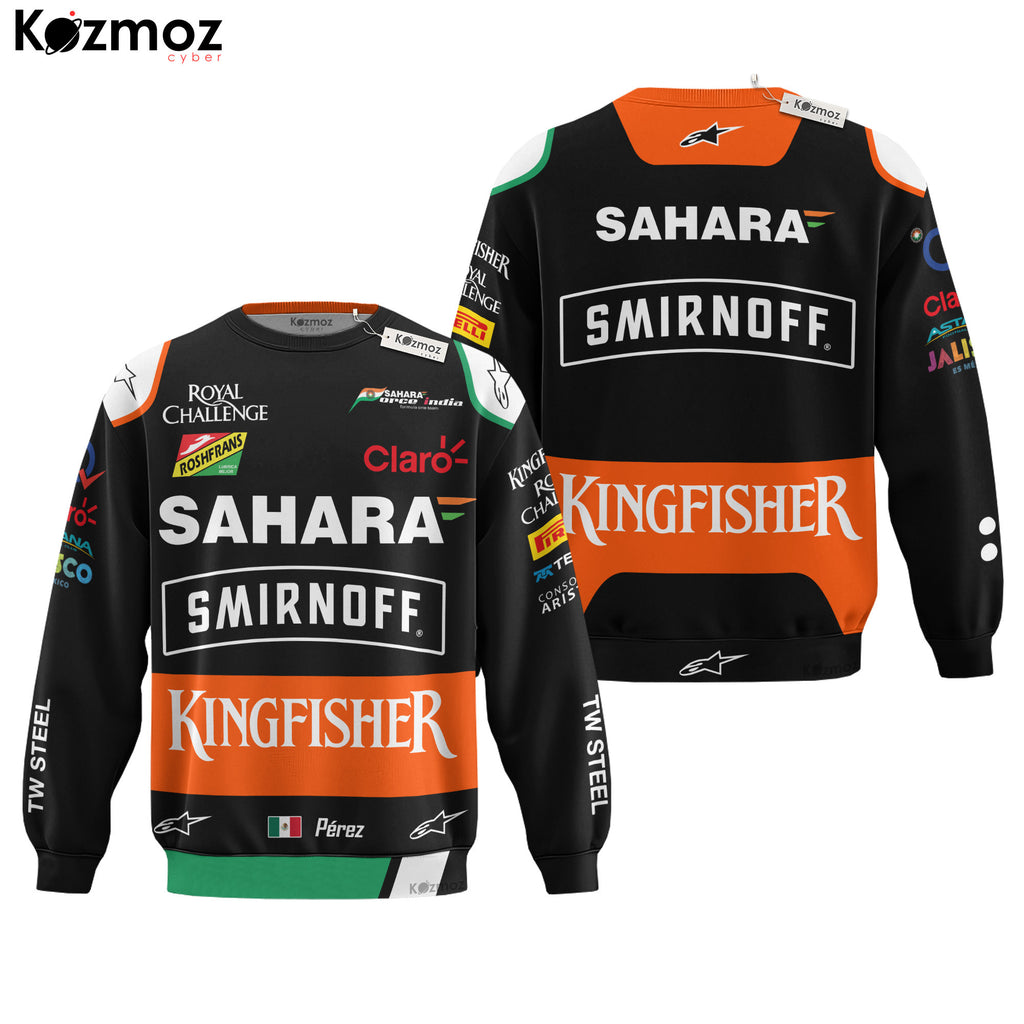Sergio Perez Racing Suit 2014 Season Collection - Sahara Force India  Team