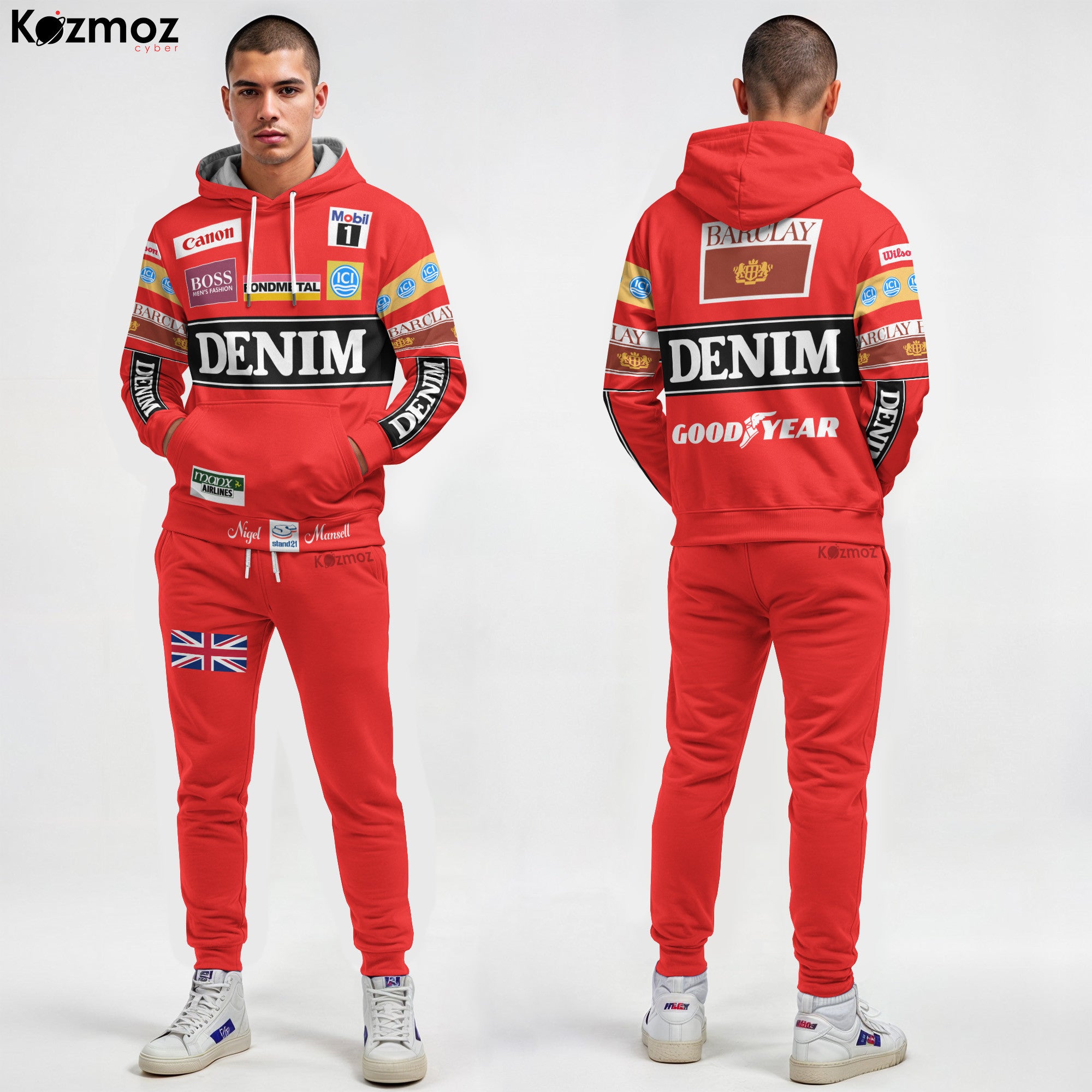 Nigel Mansell Racing Suit 1988 British GP Tribute - Canon Williams  Team
