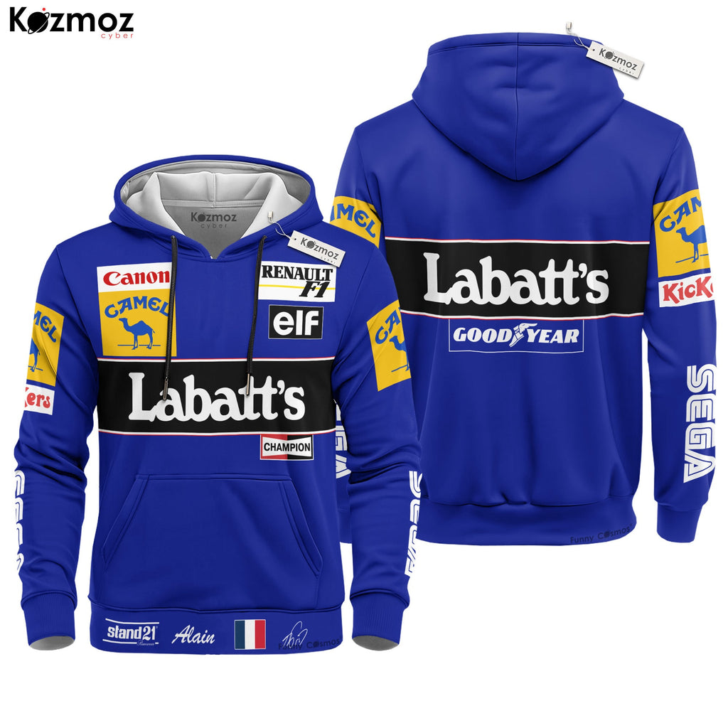 Alain Prost Racing Suit Labatt's 1993 Collection – Williams Renault Team