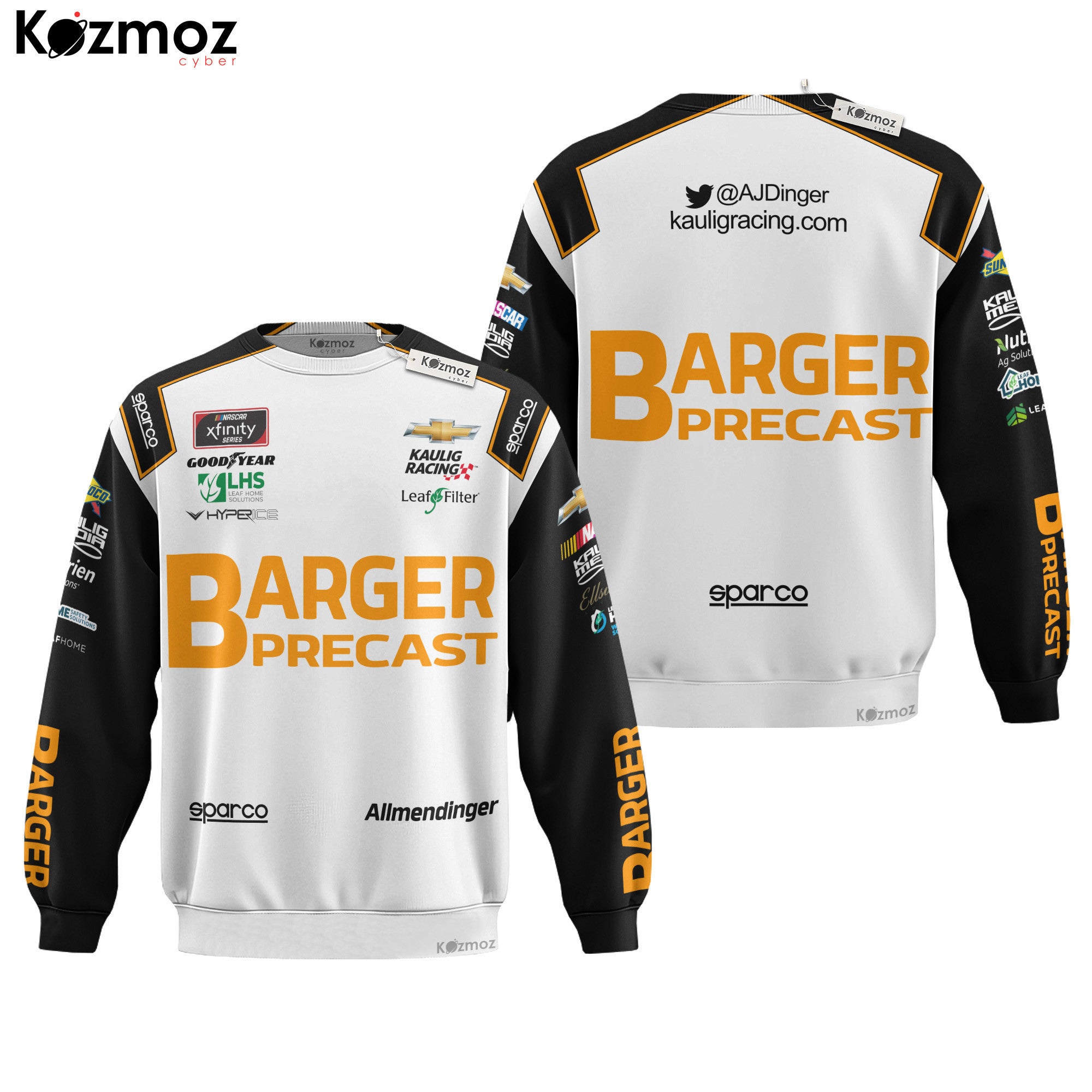 AJ Allmendinger Racing Costume 2008 Barger Precast Collection - Red Bull NASCAR Racing Team
