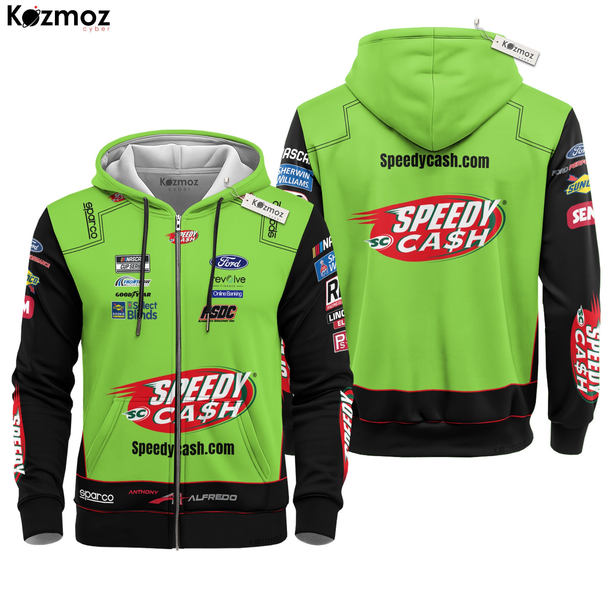 Anthony Alfredo Racing Costume 2022 Speedy Cash Collection - Our Motorsports NASCAR Racing Team