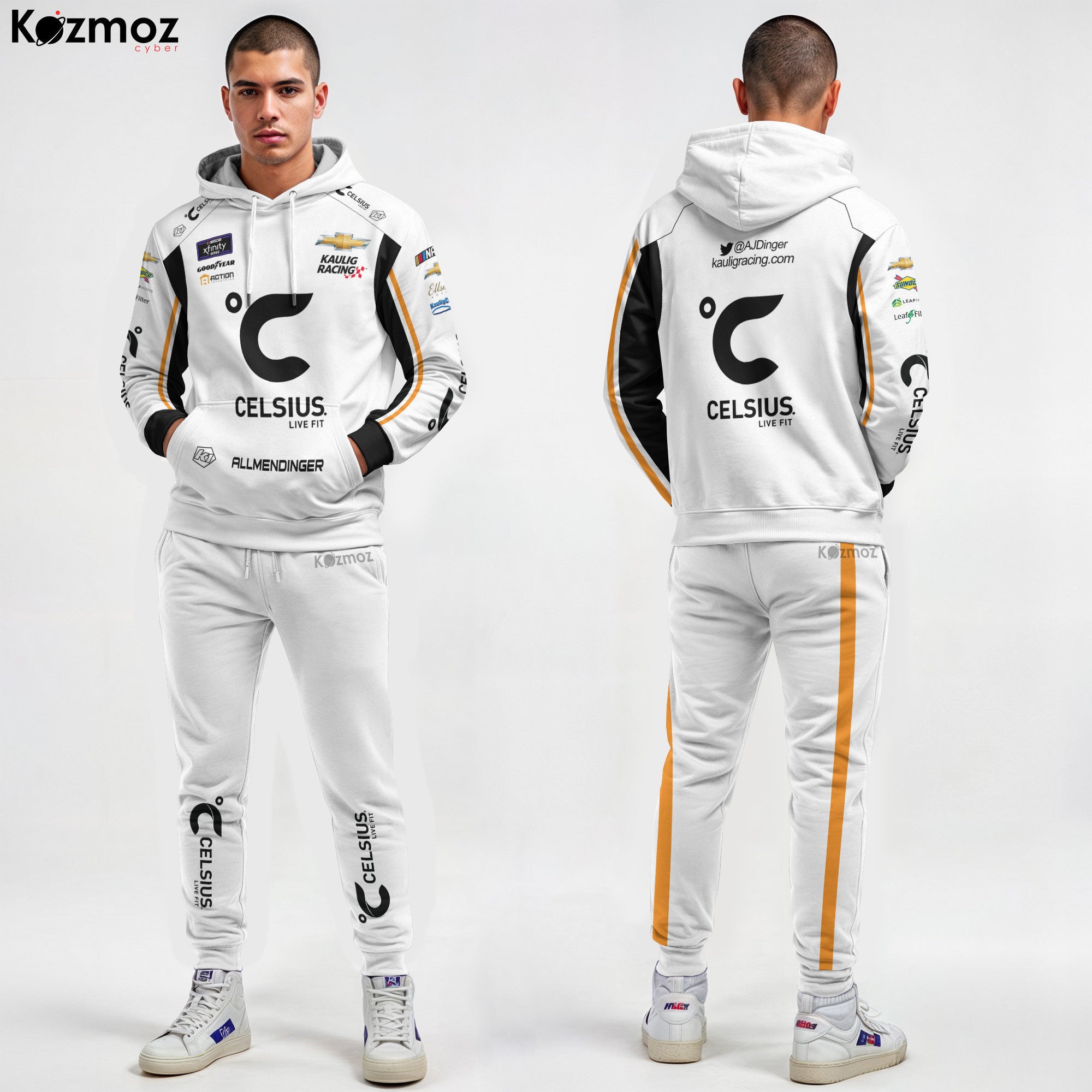 AJ Allmendinger Racing Suit Celsius 2024 Collection - NASCAR Racing Team