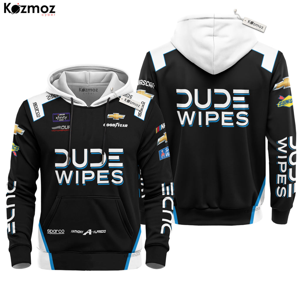 Anthony Alfredo Racing Suit Dude Wipes 2021 Collection - NASCAR Racing Team