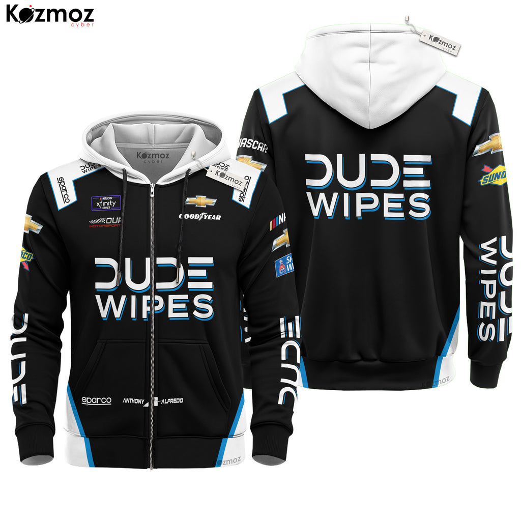 Anthony Alfredo Racing Suit Dude Wipes 2021 Collection - NASCAR Racing Team