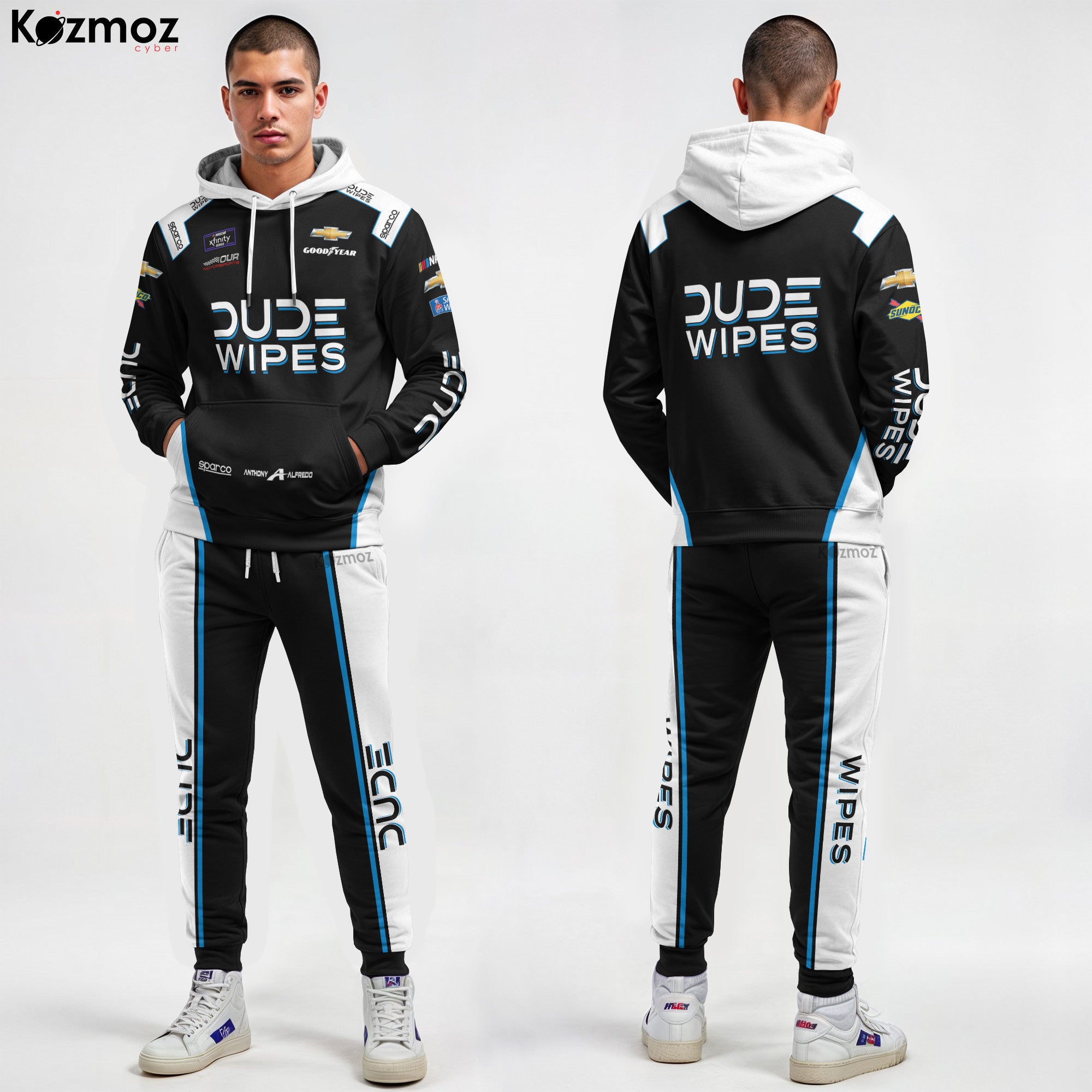 Anthony Alfredo Racing Suit Dude Wipes 2021 Collection - NASCAR Racing Team