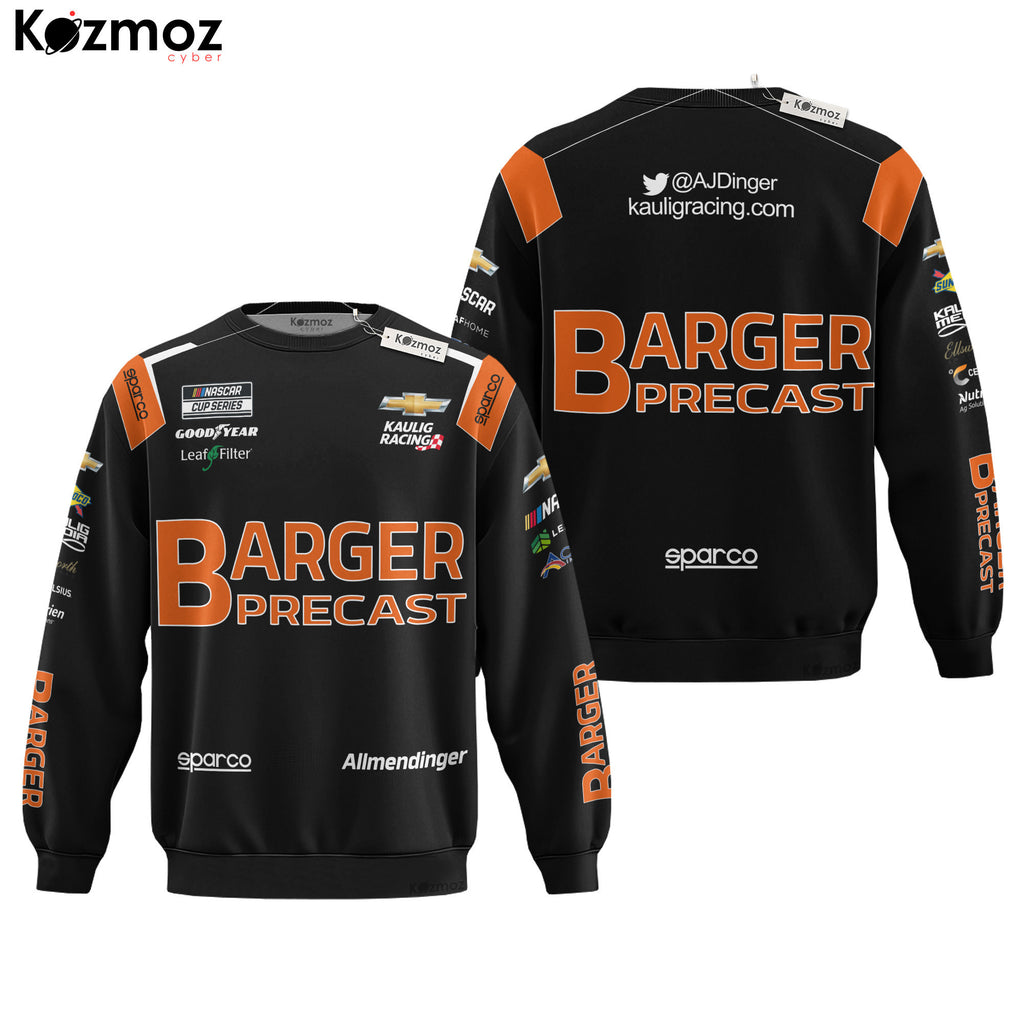 AJ Allmendinger Racing Suit Barger Precast 2023 Collection - NASCAR Racing Team
