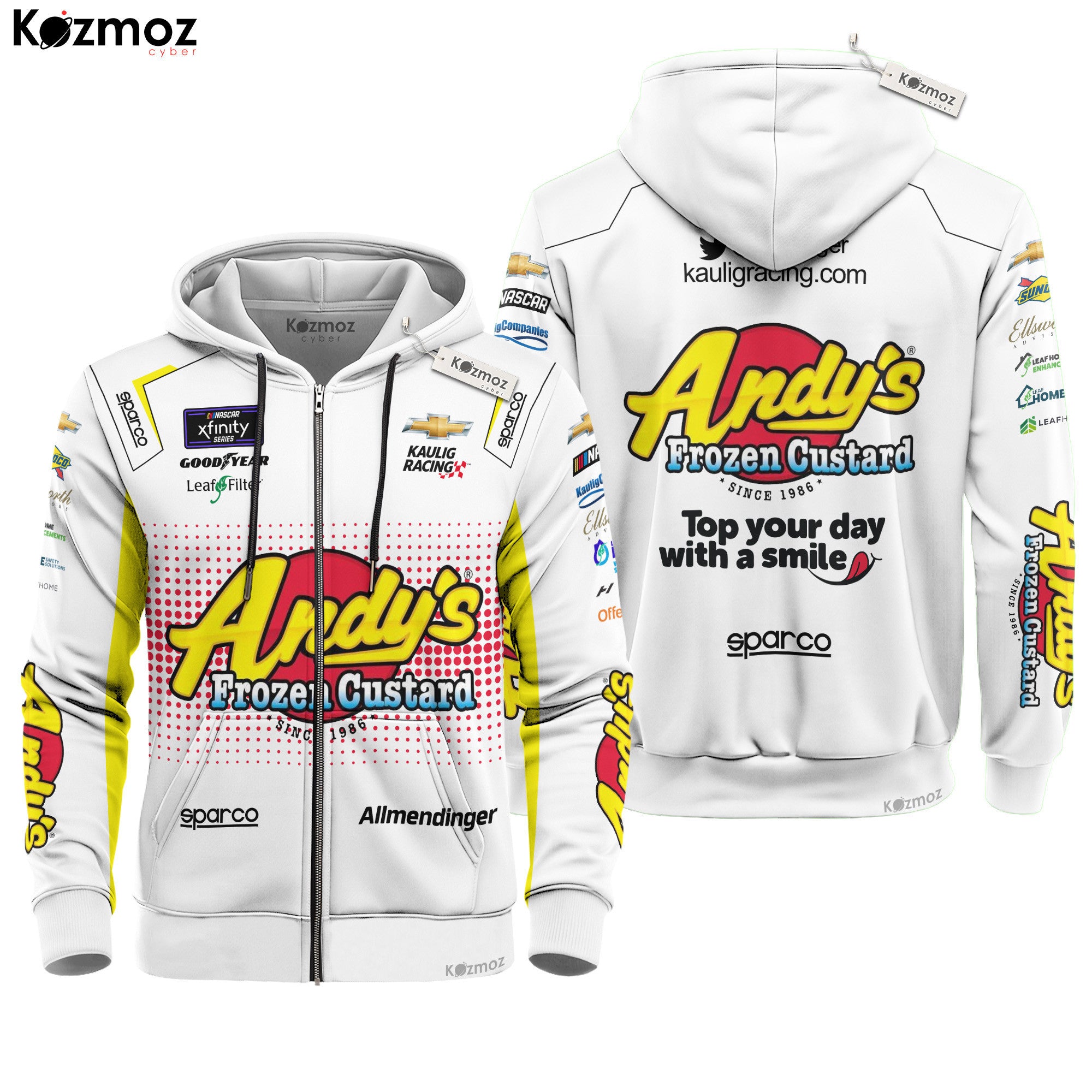 AJ Allmendinger Racing Suit Andy 2022 Collection - NASCAR Racing Team