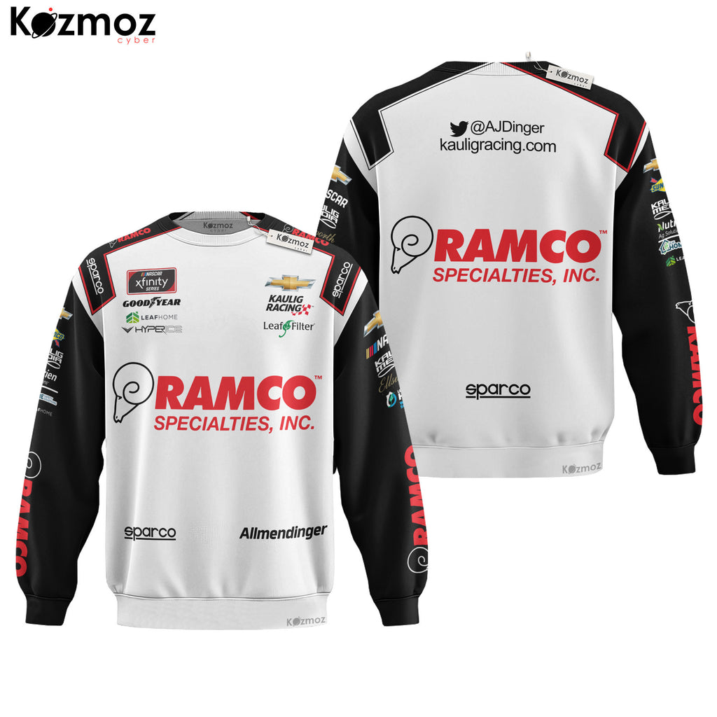 AJ Allmendinger Racing Suit Ramco 2021 Collection - NASCAR Racing Team