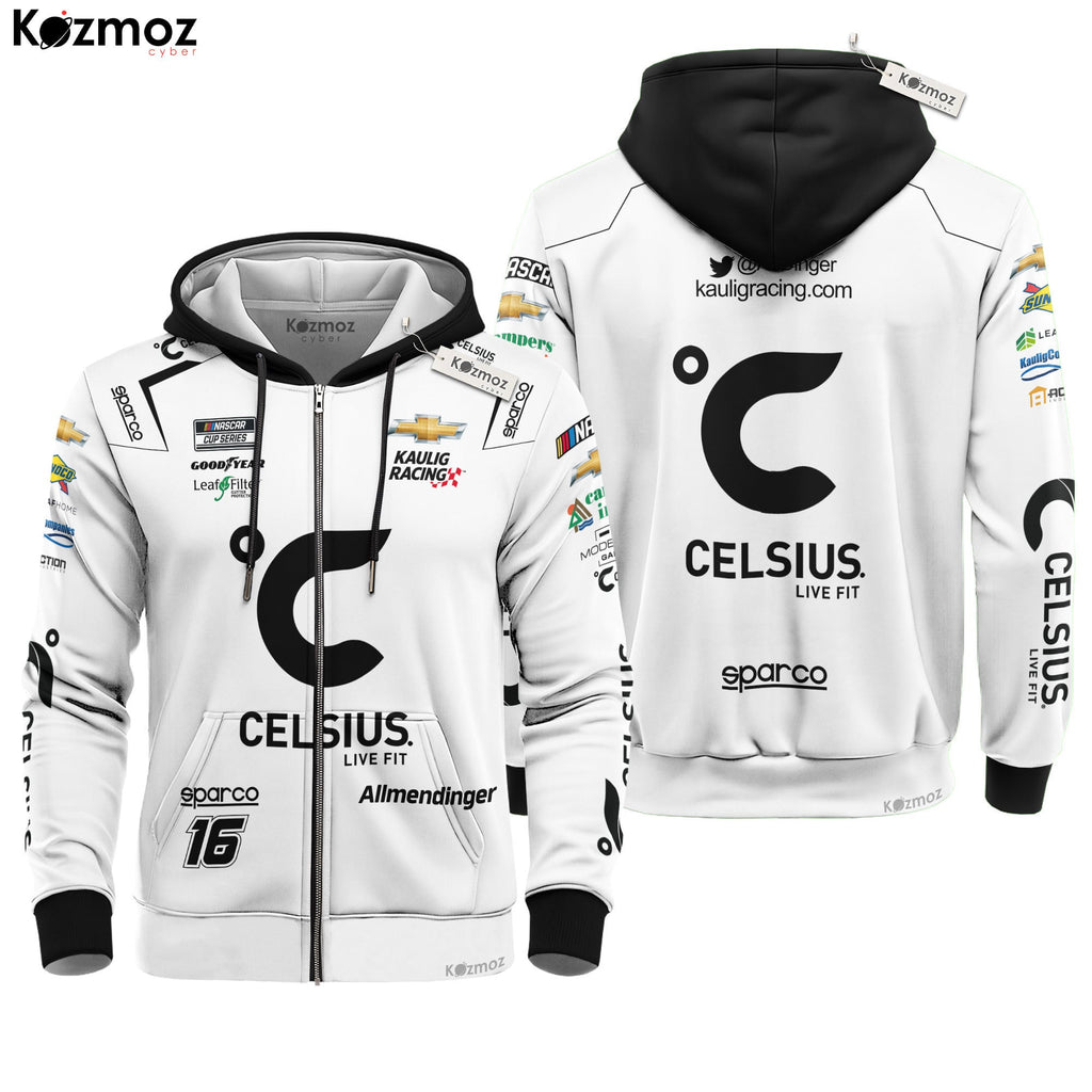 AJ Allmendinger Racing Suit Celsius 2024 Collection - NASCAR Racing Team