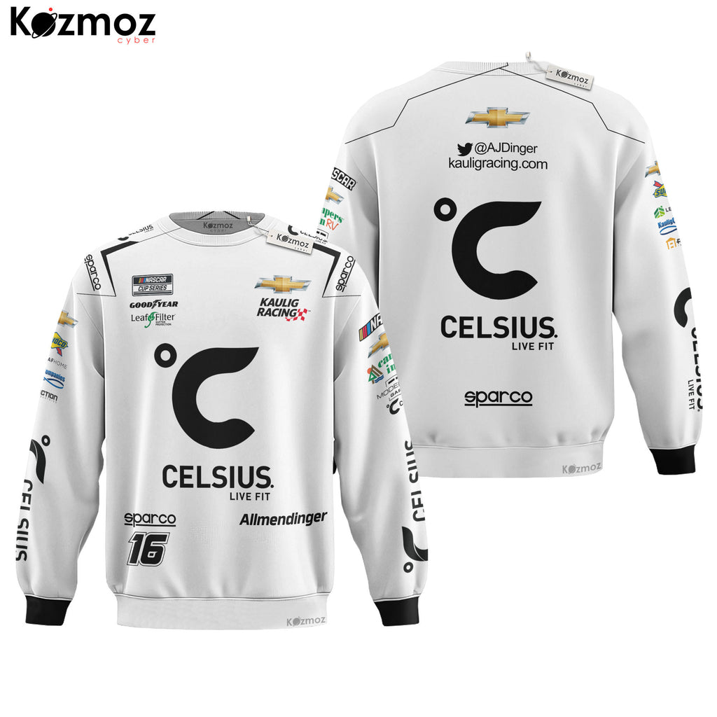AJ Allmendinger Racing Suit Celsius 2024 Collection - NASCAR Racing Team