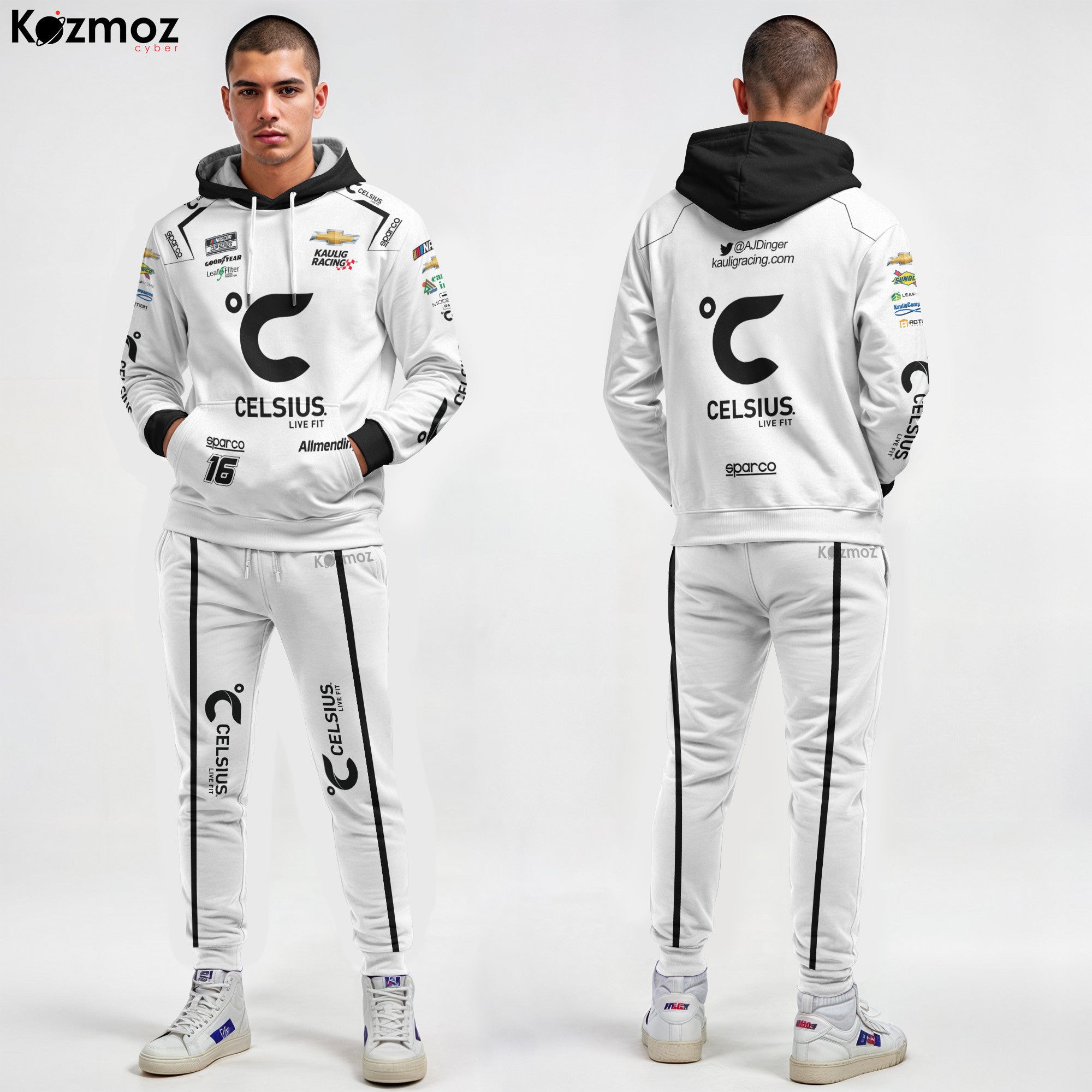 AJ Allmendinger Racing Suit Celsius 2024 Collection - NASCAR Racing Team