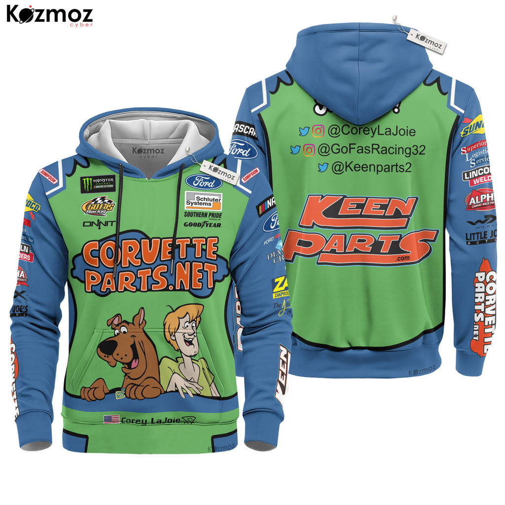 Corey LaJoie Racing Suit Corvette Parts Collection - NASCAR Racing Team