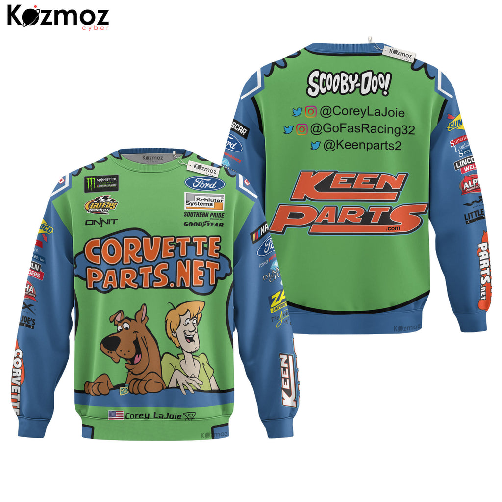 Corey LaJoie Racing Suit Corvette Parts Collection - NASCAR Racing Team