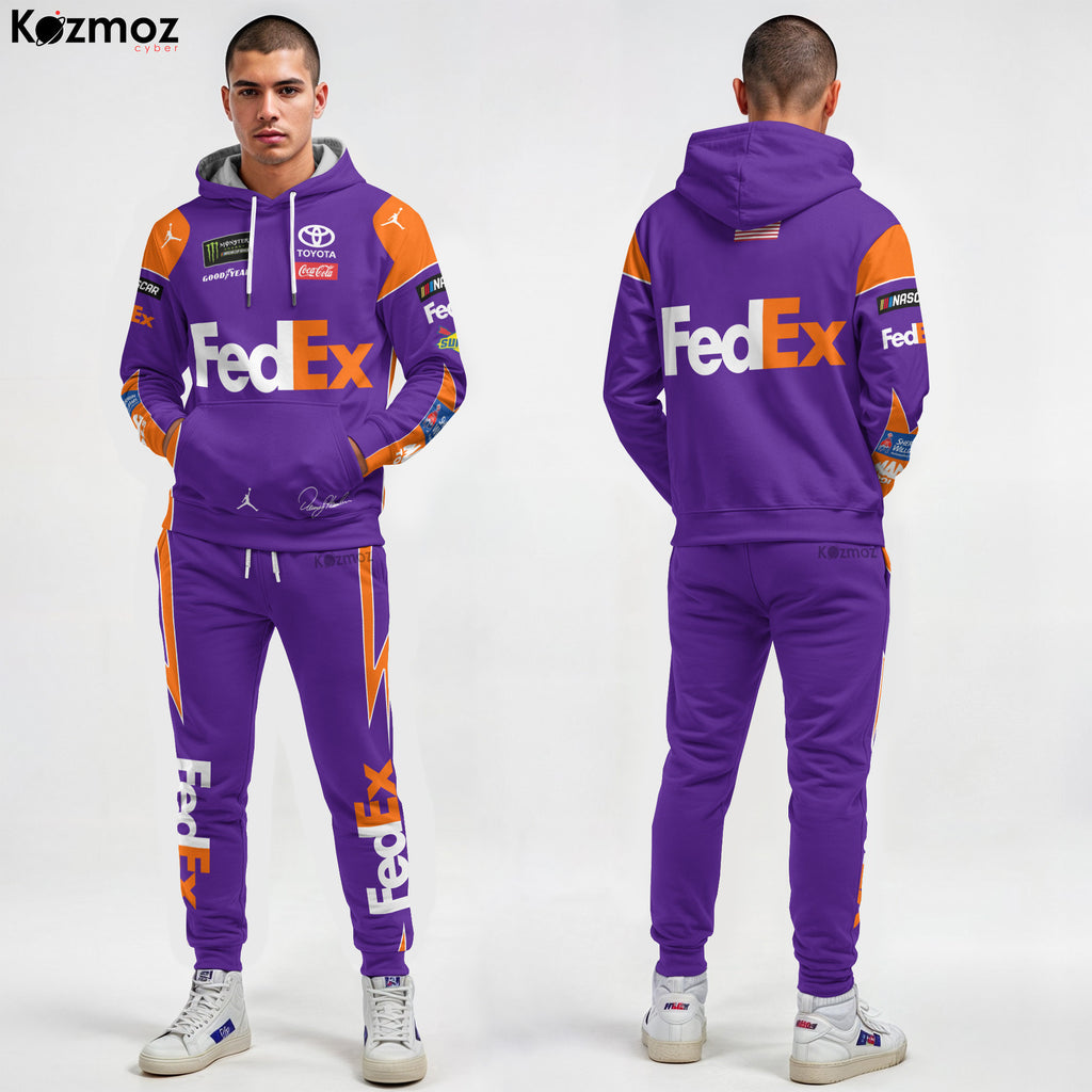 Denny Hamlin Racing Suit FedEx 2020 Collection - NASCAR Racing Team