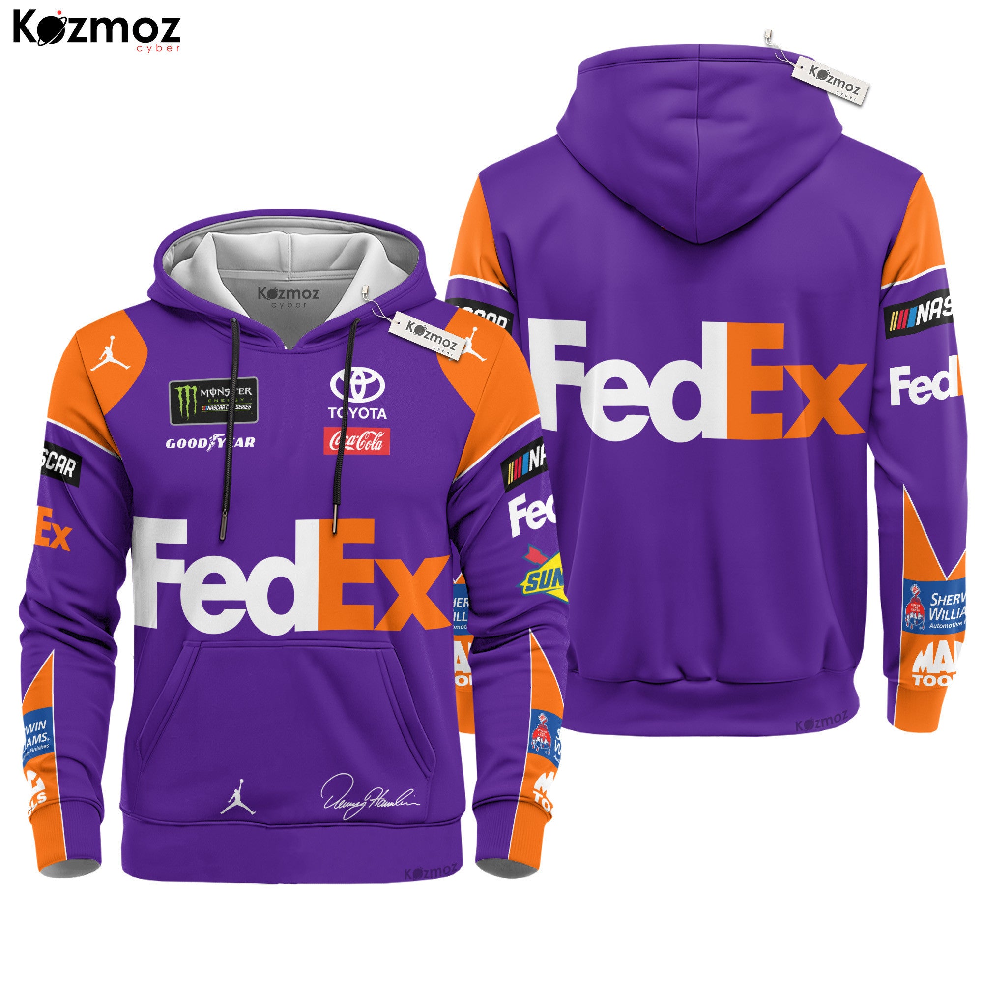 Denny Hamlin Racing Suit FedEx 2020 Collection - NASCAR Racing Team