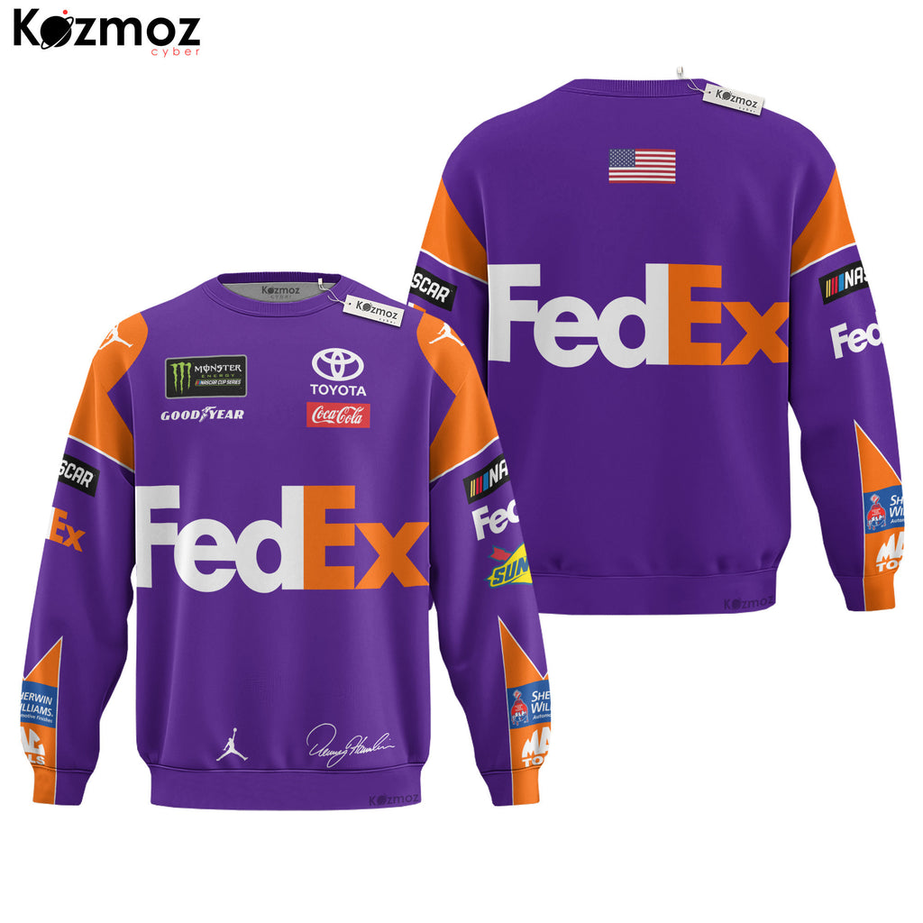 Denny Hamlin Racing Suit FedEx 2020 Collection - NASCAR Racing Team