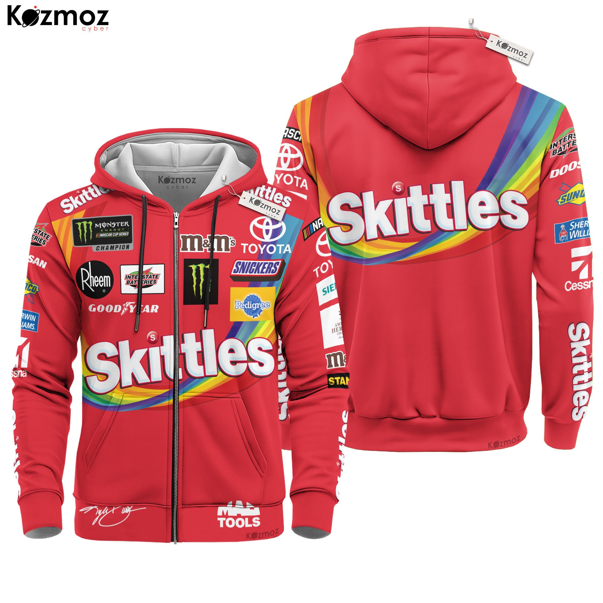 Kyle Busch Racing Suit Skittles Collection - NASCAR Racing Team