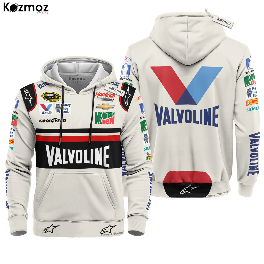 Dale Earnhardt Jr Racing Firesuit Costume Darlington Race Used Valvoline 2015 Collection - Hendrick Motorsports NASCAR Racing Team