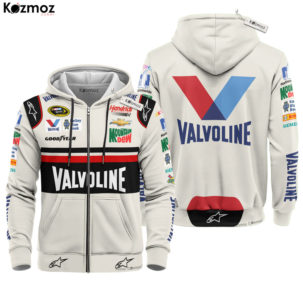 Dale Earnhardt Jr Racing Firesuit Costume Darlington Race Used Valvoline 2015 Collection - Hendrick Motorsports NASCAR Racing Team