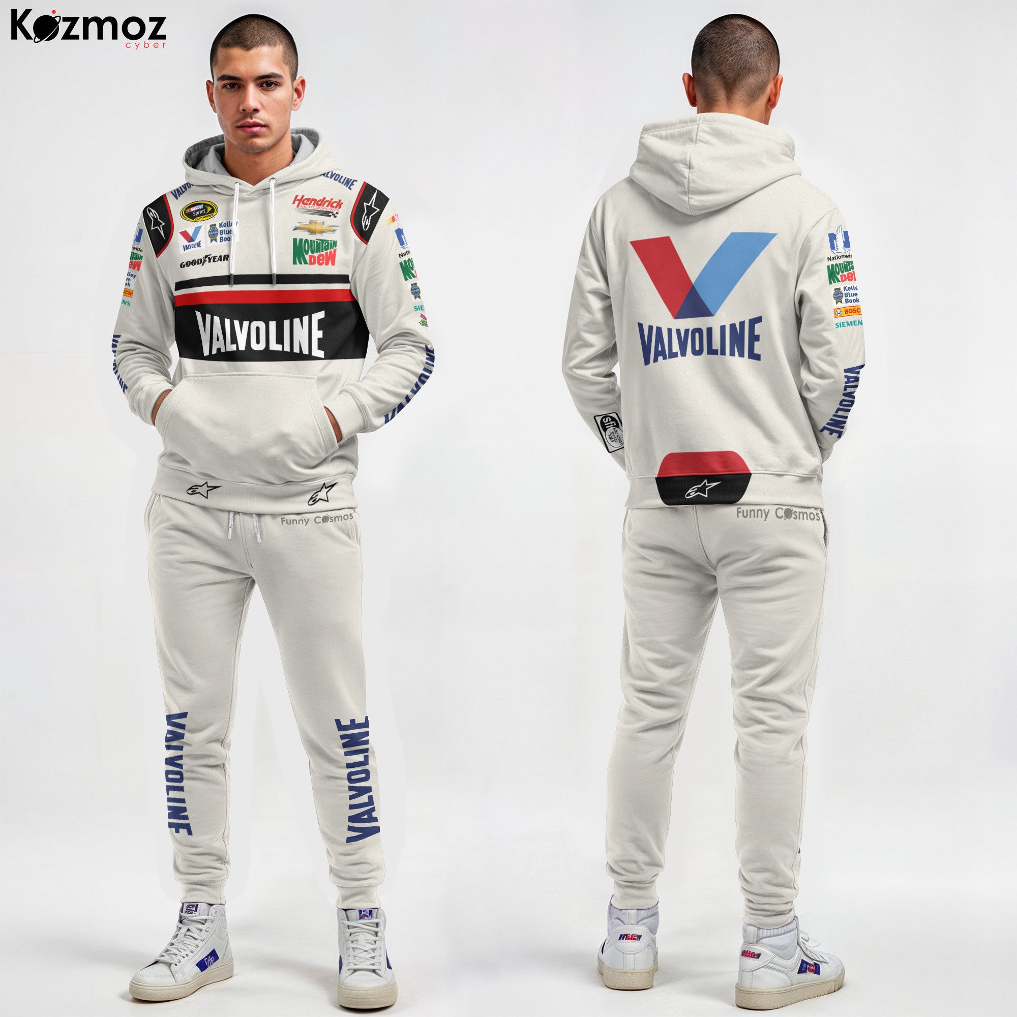 Dale Earnhardt Jr Racing Firesuit Costume Darlington Race Used Valvoline 2015 Collection - Hendrick Motorsports NASCAR Racing Team
