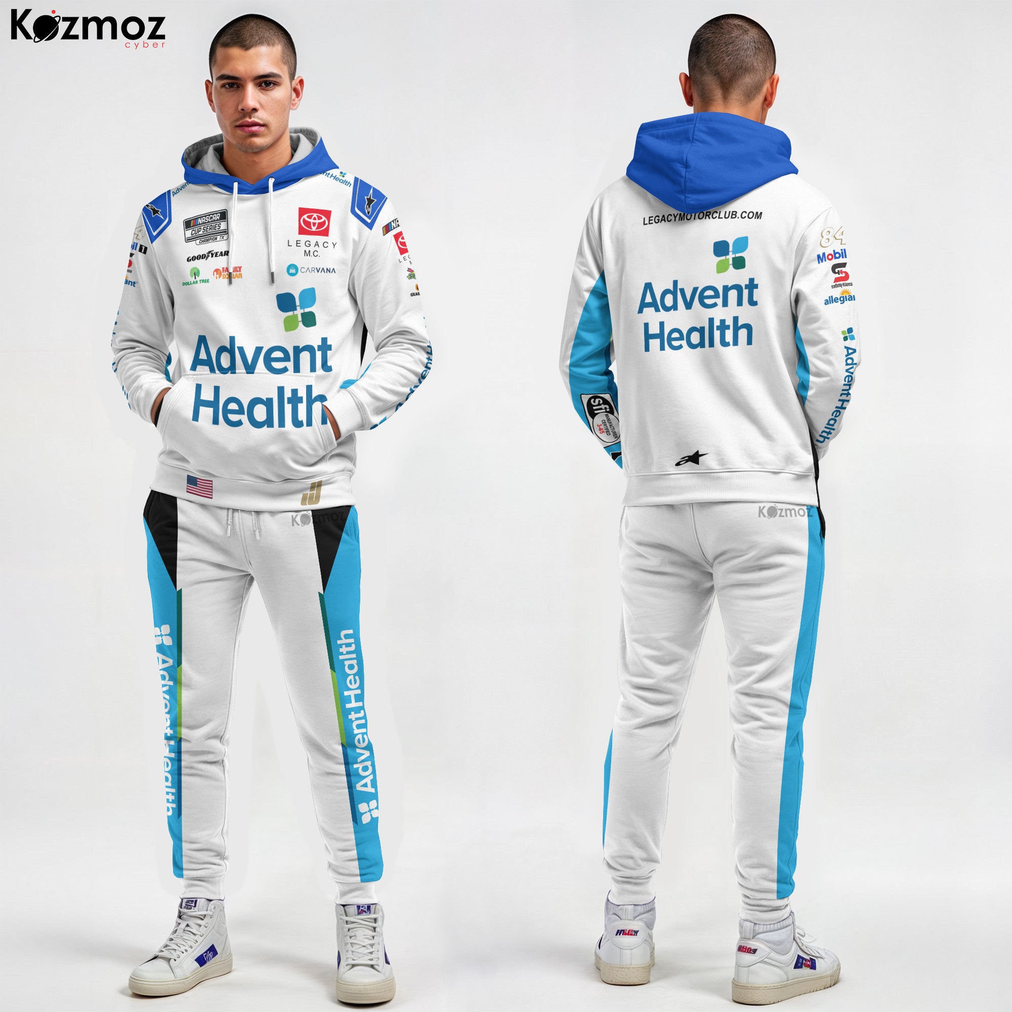 Jimmie Johnson Racing Costume 2024 Advent Health Collection - Legacy Motor Club NASCAR Racing Team