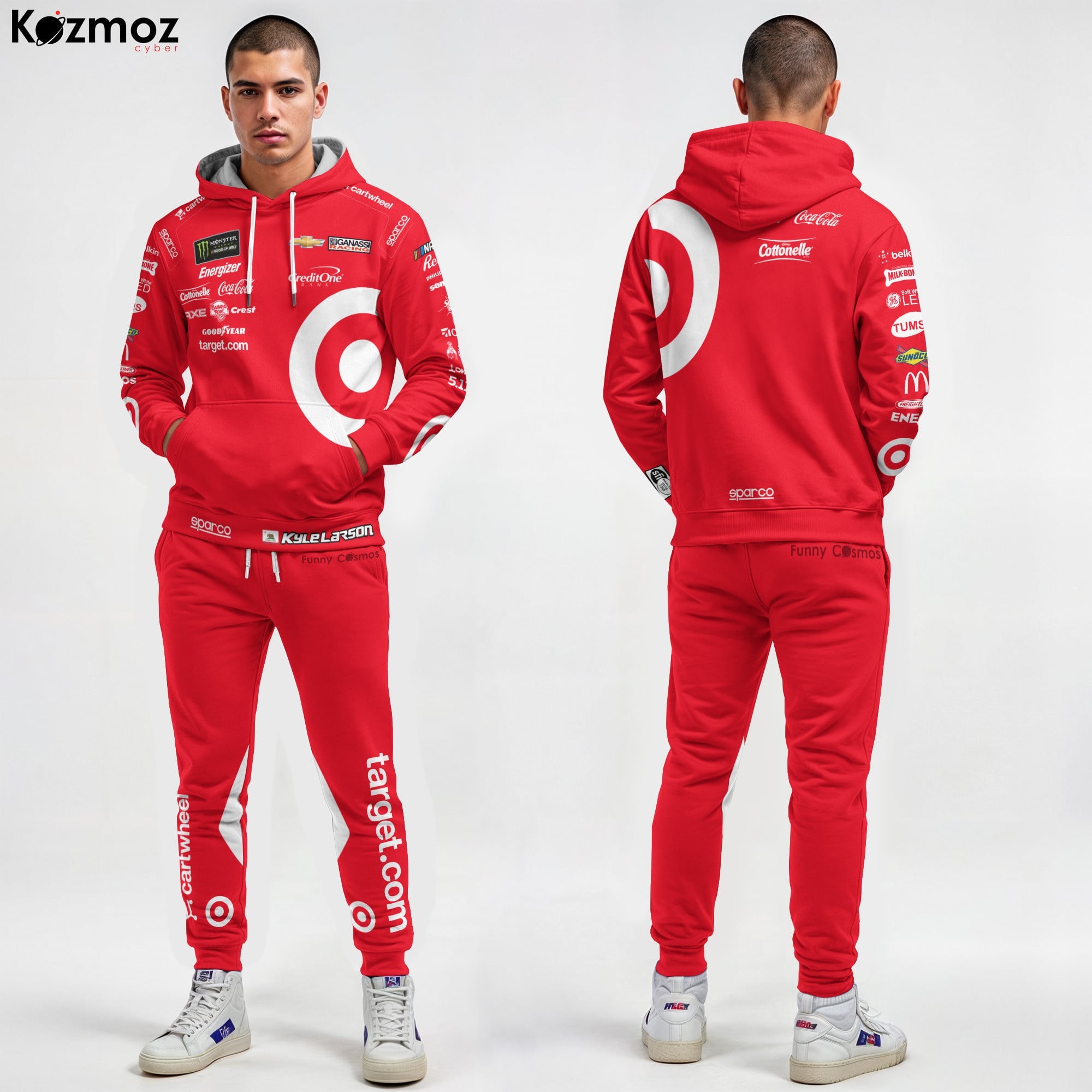 Kyle Larson Racing Firesuit Costume Target Sparco 2025 Collection - Hendrick Motorsports NASCAR Racing Team