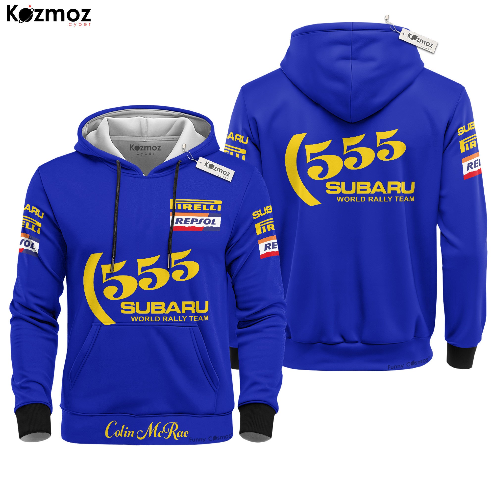 Colin McRae Racing Costume Subaru 555 Style Rally Suit Collection - Subaru Rally Team