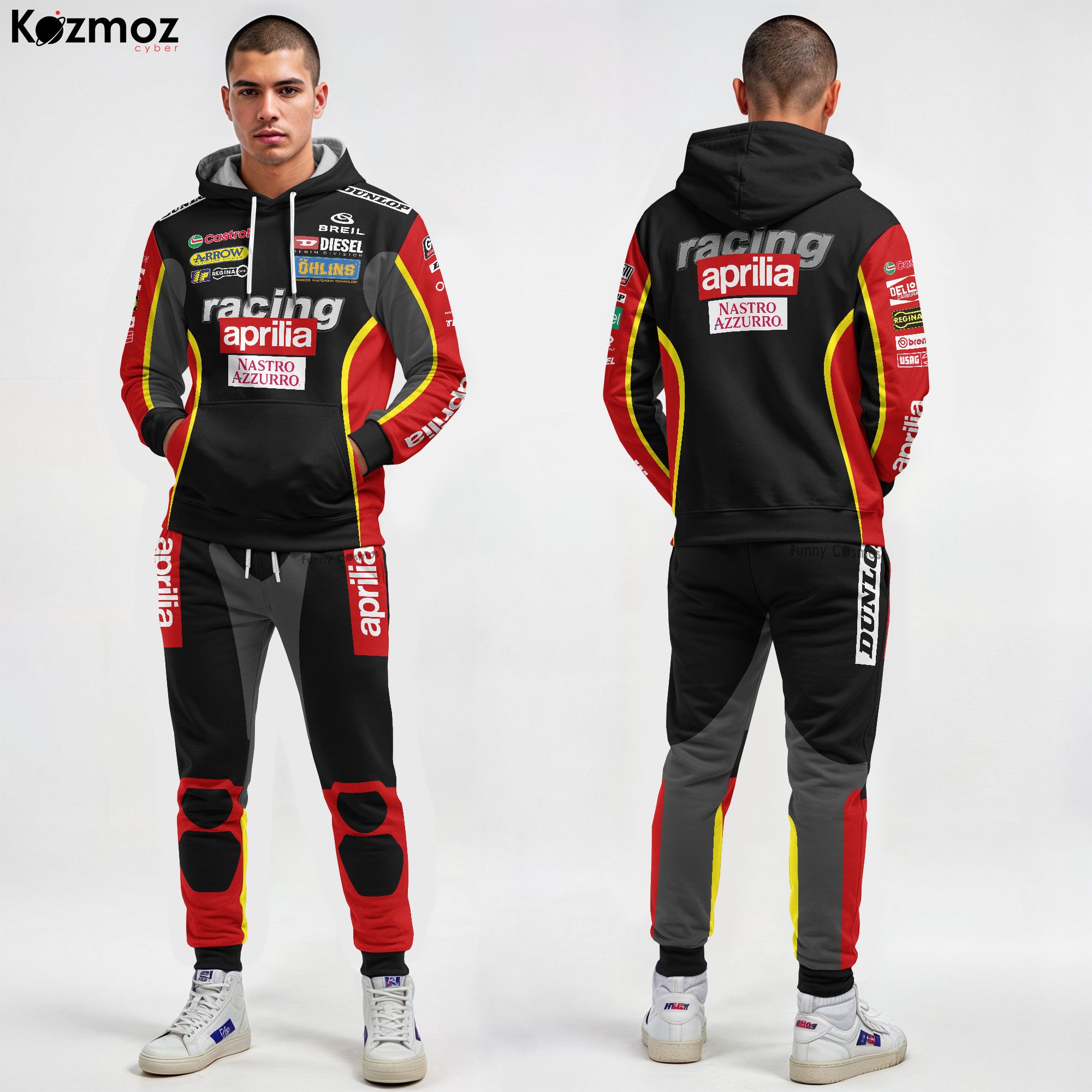 Loris Capirossi Aprilia RSW250 Racing Costume Suit MotoGP 250cc Tribute Outfit