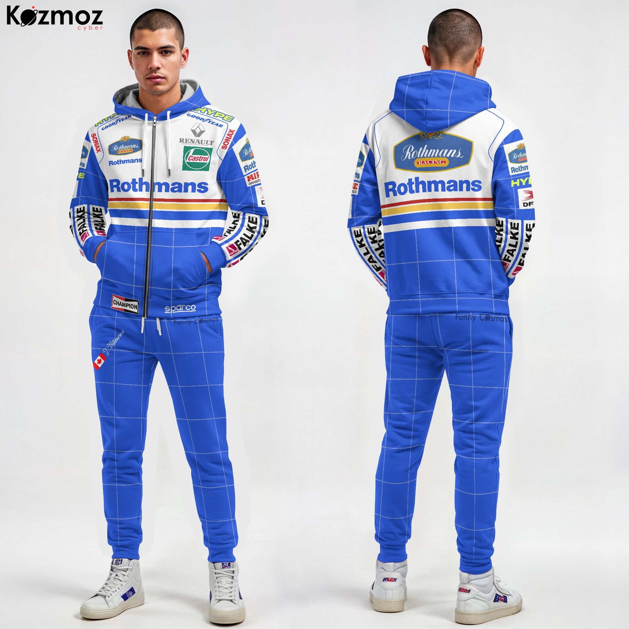 Jacques Villeneuve Racing Costume 1997 - Williams Renault Rothmans Team