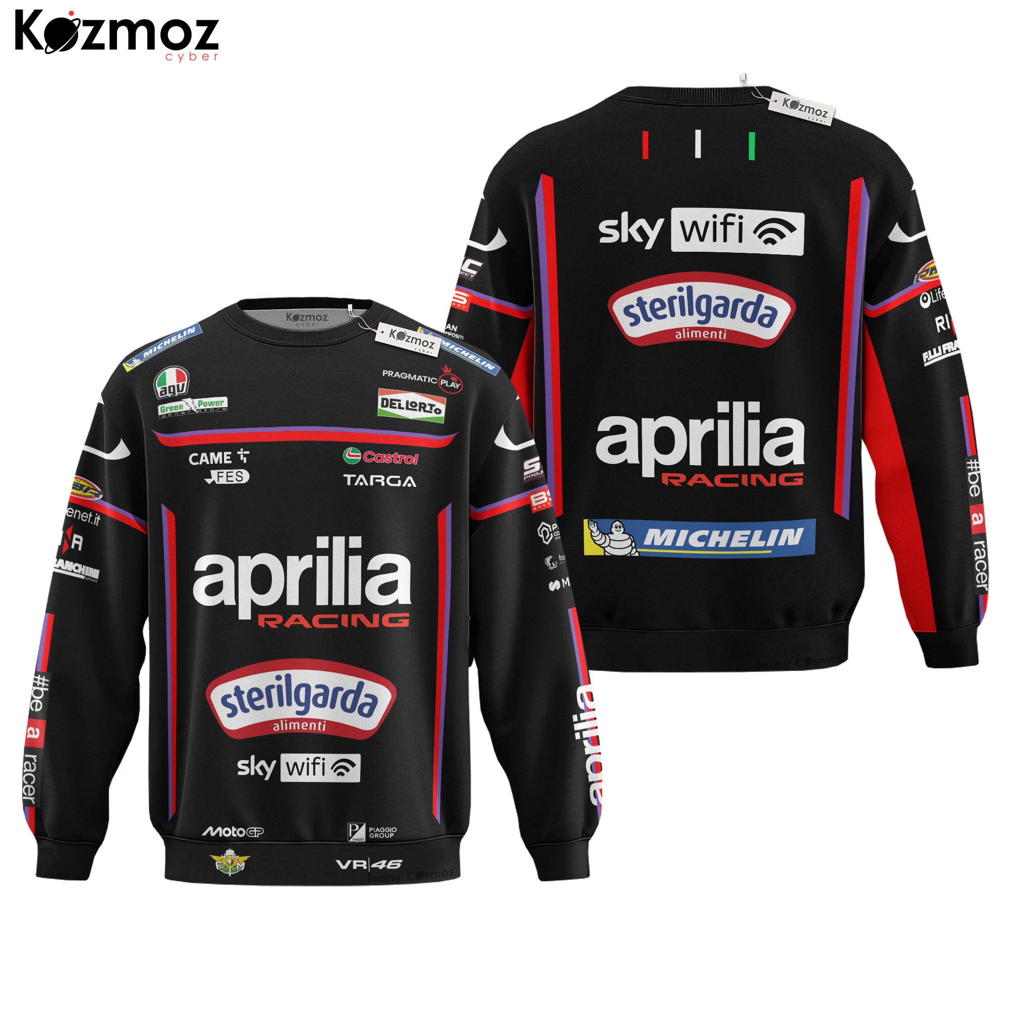 Marco Bezzecchi Racing Costume Suit 2025 - Aprilia Racing MotoGP Team